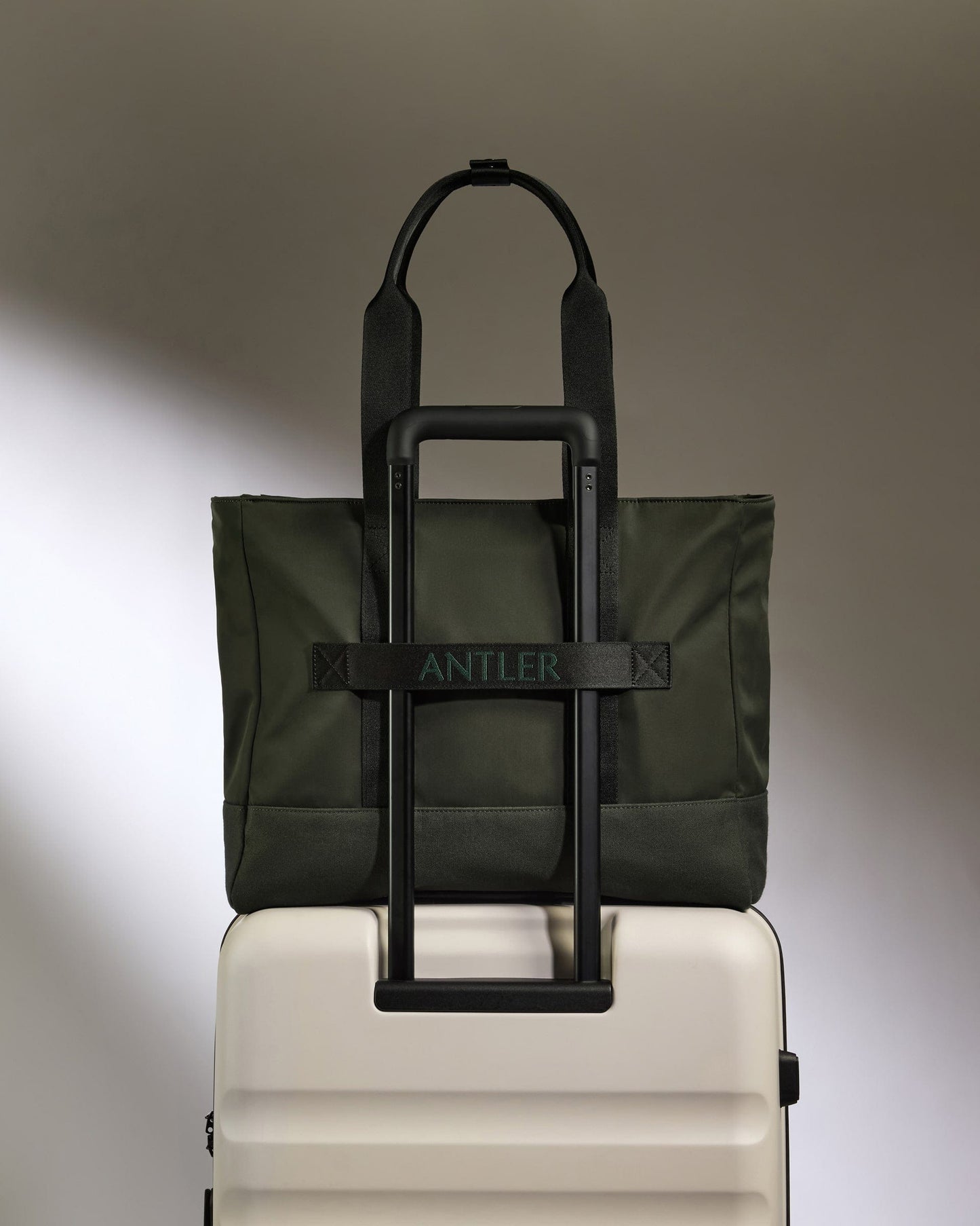 Antler Luggage -  Icon Tote Bag in Dark Khaki Green - Tote Bag Icon Tote Bag in Khaki Green | Travel & Work Bags and Accessories