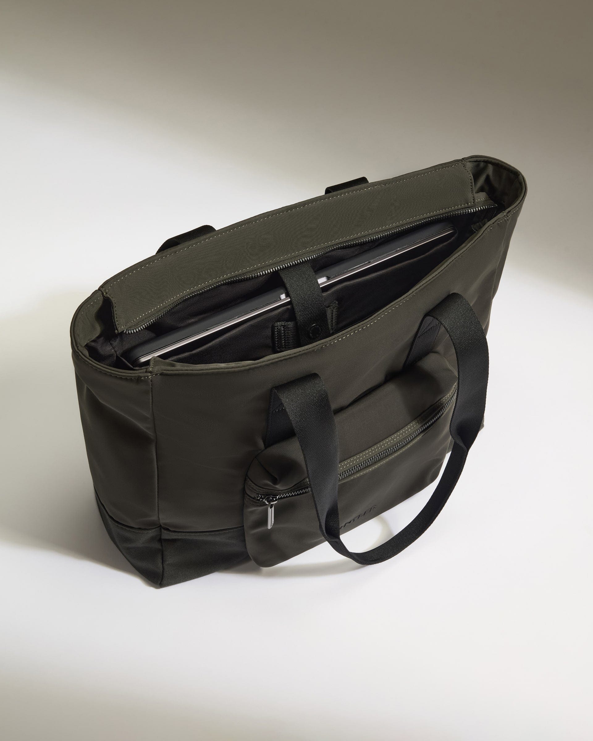 Antler Luggage -  Icon Tote Bag in Dark Khaki Green - Tote Bag Icon Tote Bag in Khaki Green | Travel & Work Bags and Accessories