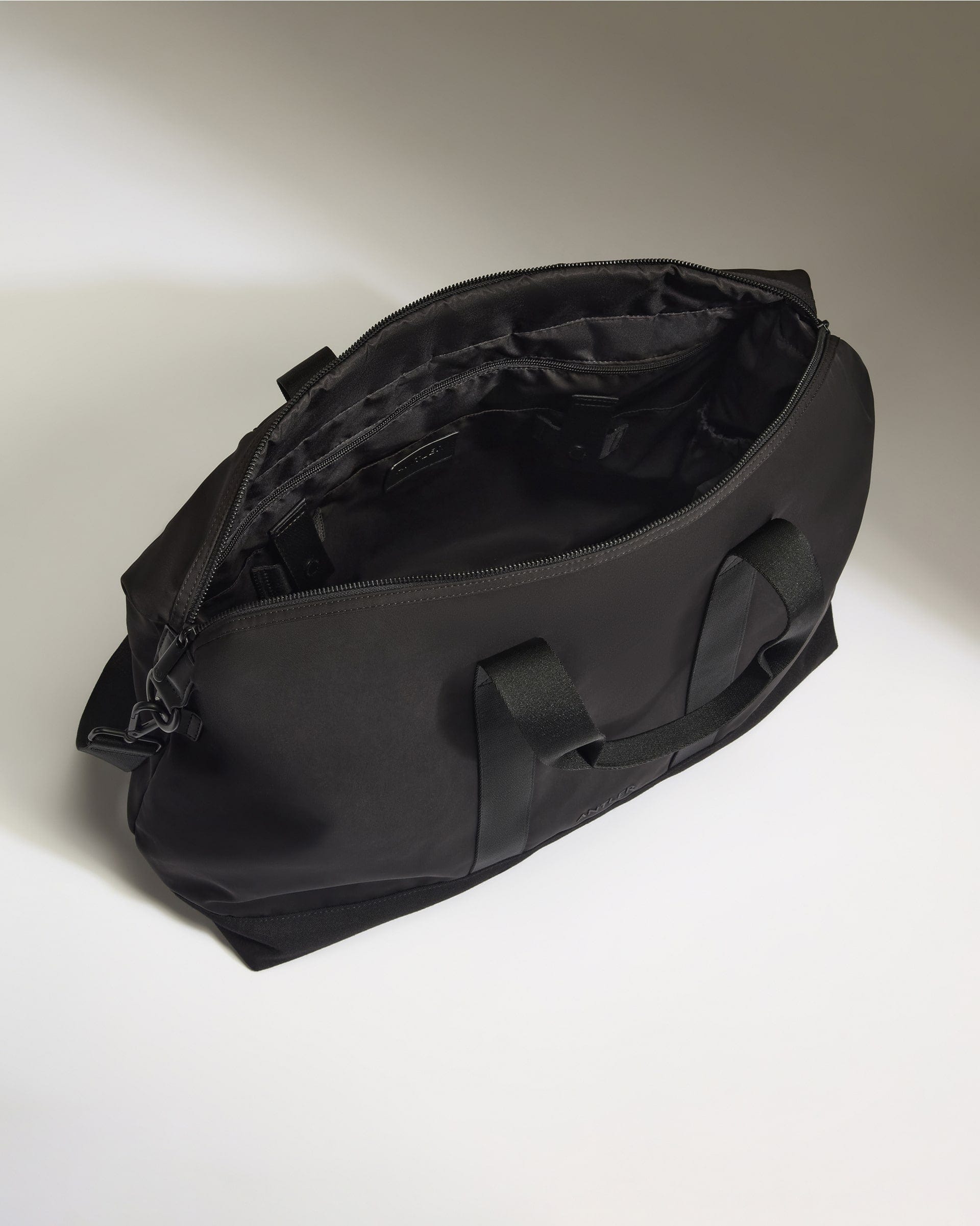 Antler Luggage -  Icon Weekender Bag in Black - Weekender Icon Weekender Bag in Black | Travel & Lifestyle Holdall Duffel Bags 