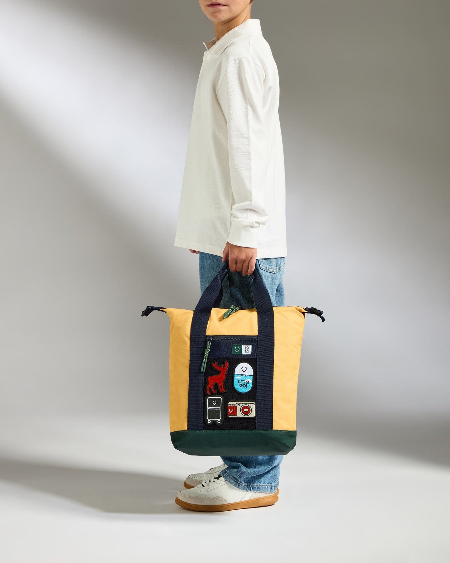 Antler Luggage -  Kids Essential Backpack in Mustard Yellow - Backpack Kids Essential Backpack in Yellow | Travel & School Bags