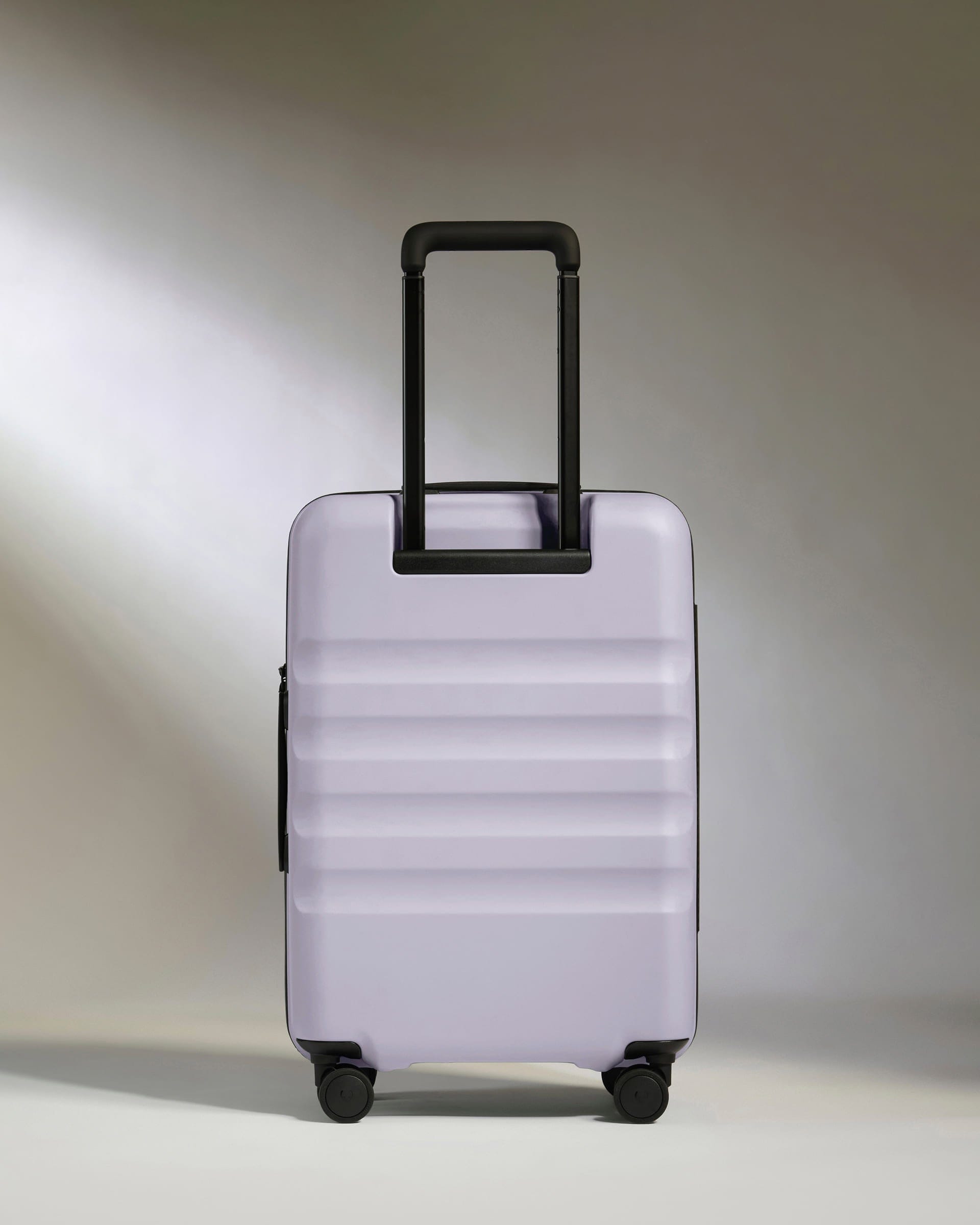 Antler Luggage -  Large Cabin Suitcase in Meadow Purple - Icon Stripe - Hard Suitcase - Large Cabin Icon Stripe Large Cabin in Light Purple | Lightweight & Hard Shell Suitcase