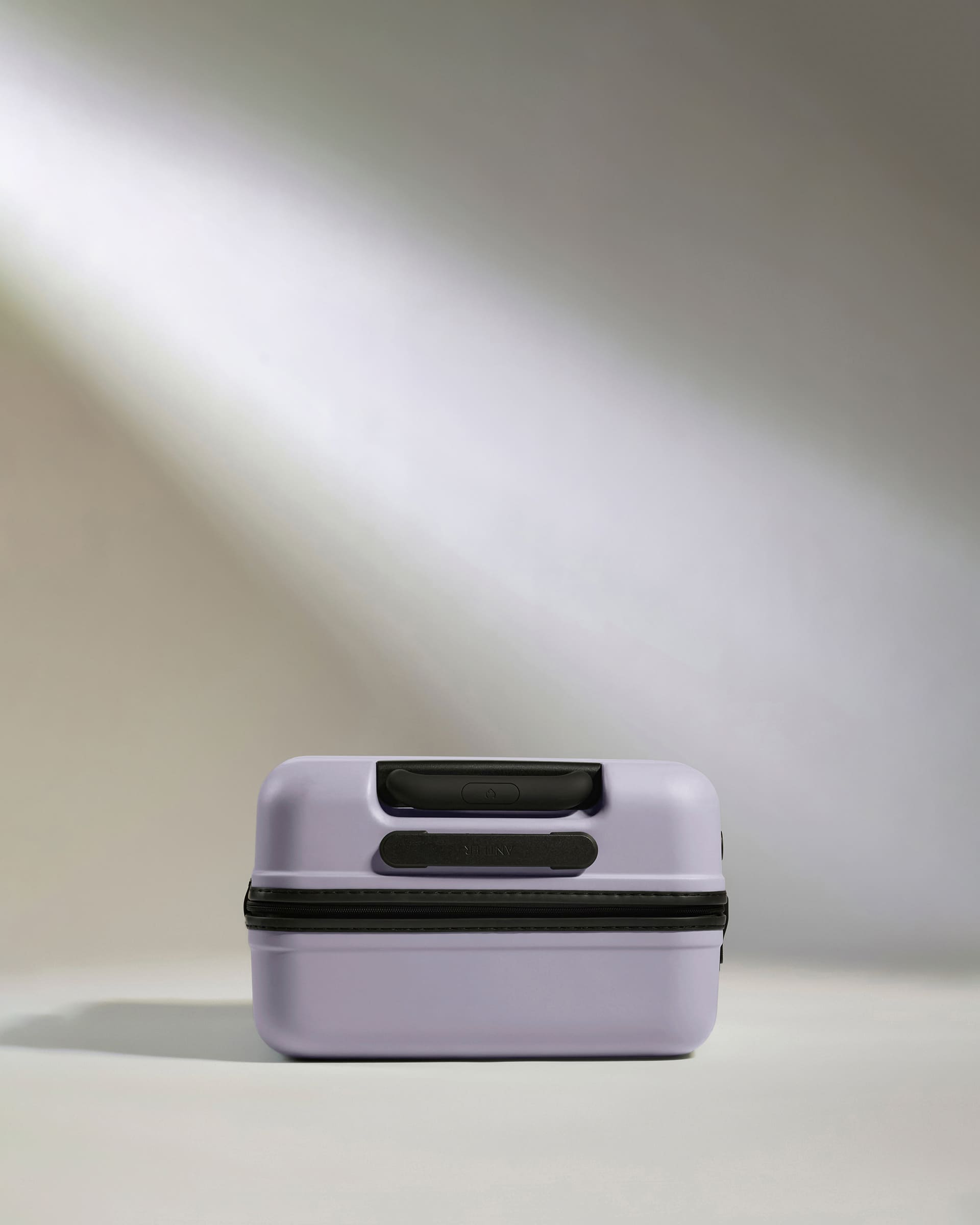 Antler Luggage -  Large Cabin Suitcase in Meadow Purple - Icon Stripe - Hard Suitcase - Large Cabin Icon Stripe Large Cabin in Light Purple | Lightweight & Hard Shell Suitcase