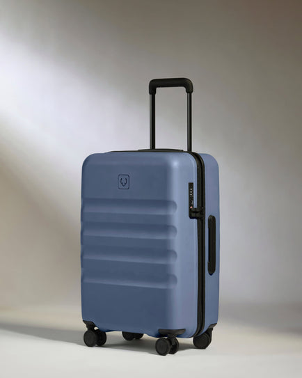 Antler Luggage -  Large Cabin Suitcase in Ocean Blue - Icon Stripe - Hard Suitcase - Large Cabin Large Cabin Suitcase in Blue - Icon Stripe | Lightweight & Hard Shell Suitcase