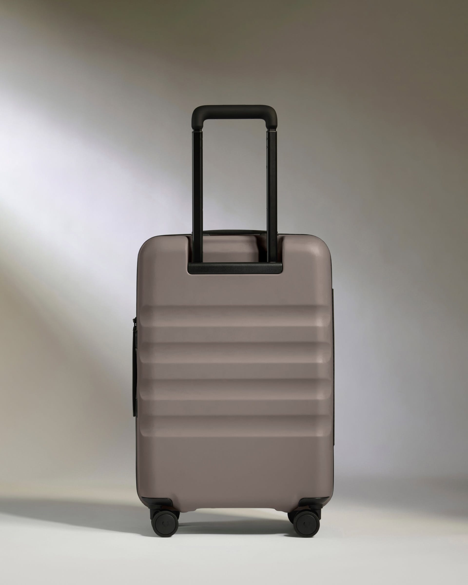 Antler Luggage -  Large Cabin Suitcase in Pebble Grey - Icon Stripe - Hard Suitcase - Large Cabin Large Cabin Suitcase in Grey - Icon Stripe | Lightweight & Hard Shell Suitcase