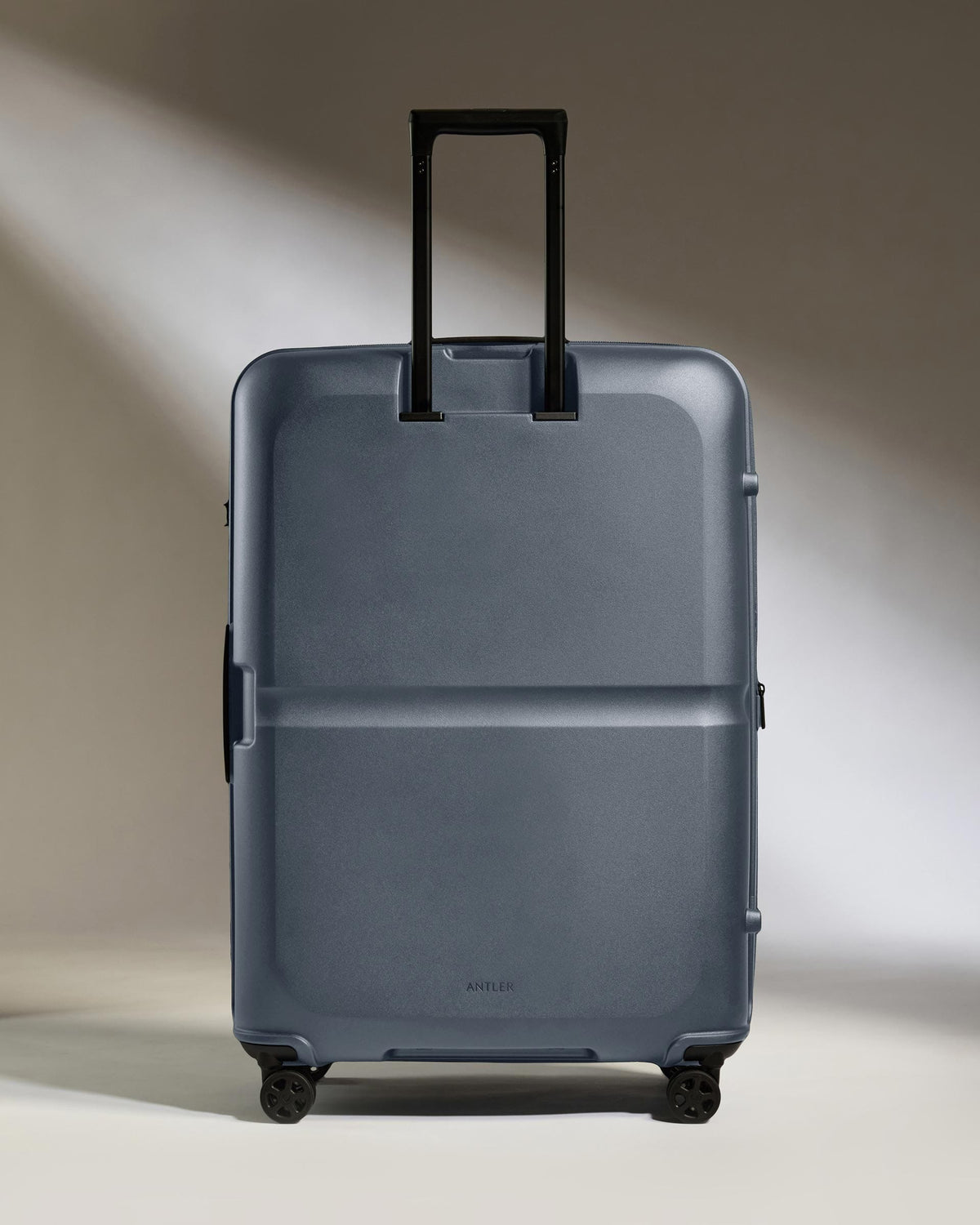 Antler Luggage -  Large Suitcase in Atlantic Grey - Single Stripe - Hard Suitcase - Large Large Suitcase in Grey - Single Stripe | Checked Luggage & Large Suitcases