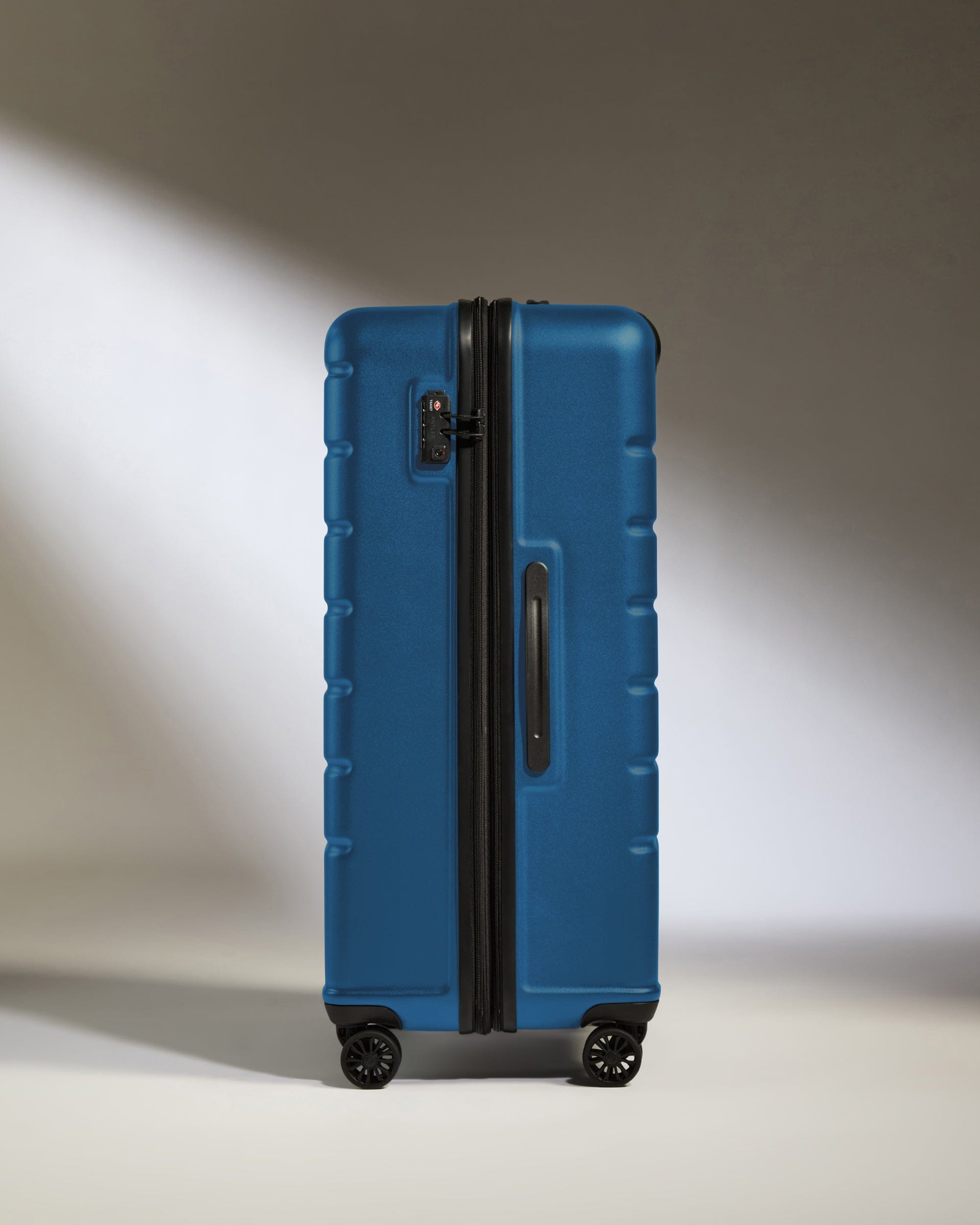 Antler Luggage -  Large Suitcase in Bold Blue - Logo - Hard Suitcase - Large Large Suitcase Bold Blue - Logo | Lightweight Hard Shell Luggage