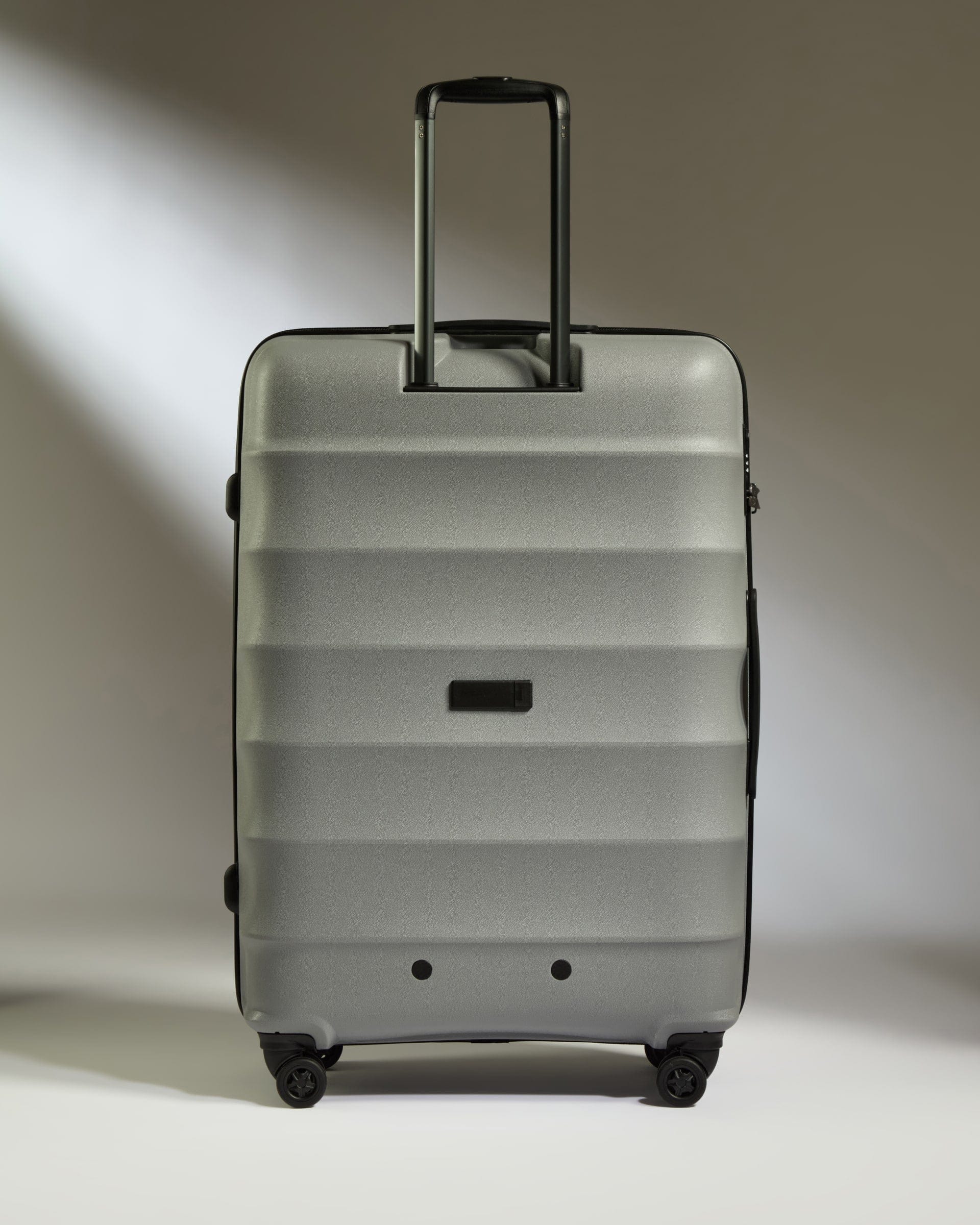 Large Suitcase in Grey Juno Checked Luggage Large Suitcases Antler UK