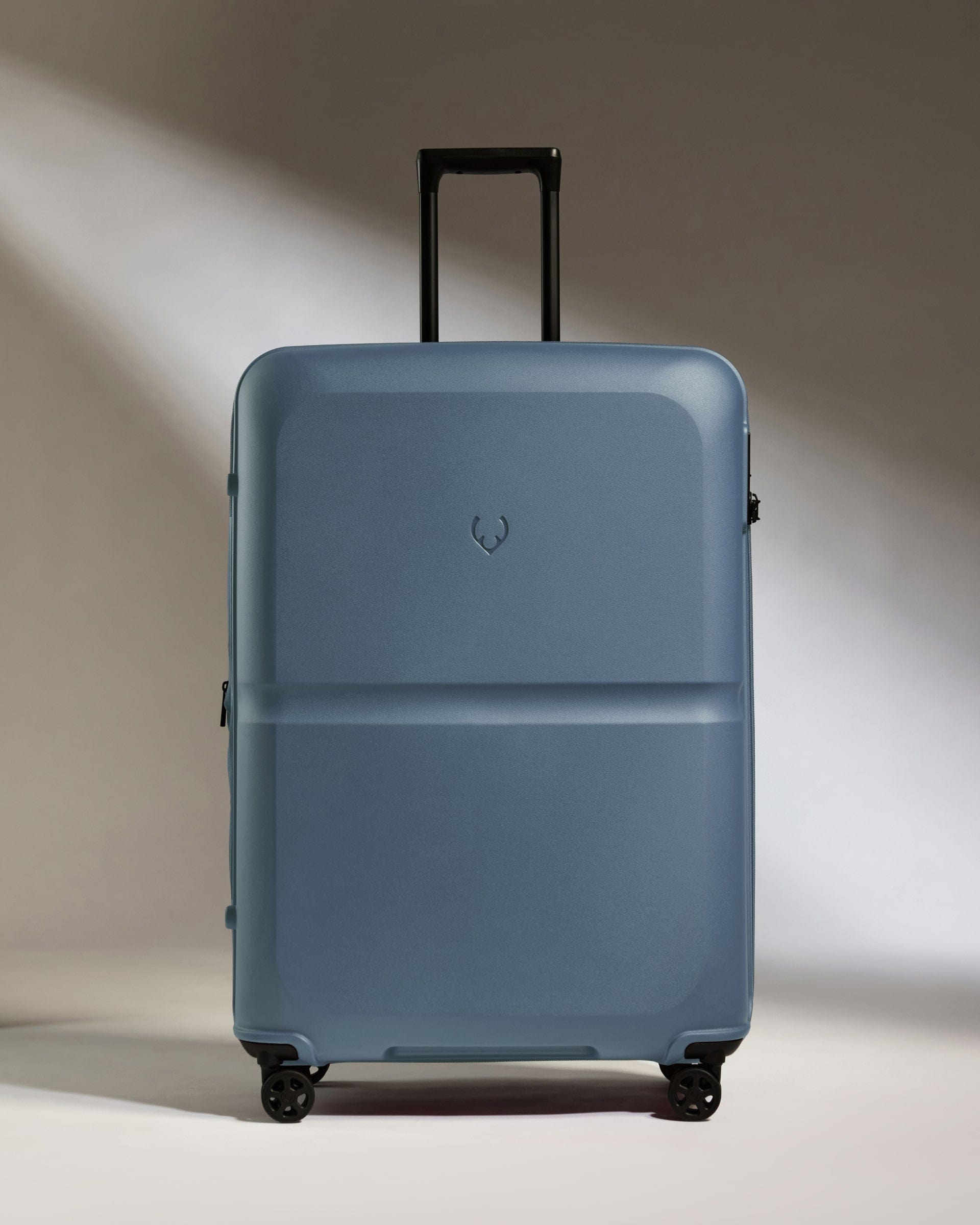 Antler Luggage -  Large Suitcase in Cove Blue - Single Stripe - Hard Suitcase Large Suitcase in Light Blue - Single Stripe | Checked Luggage & Large Suitcases