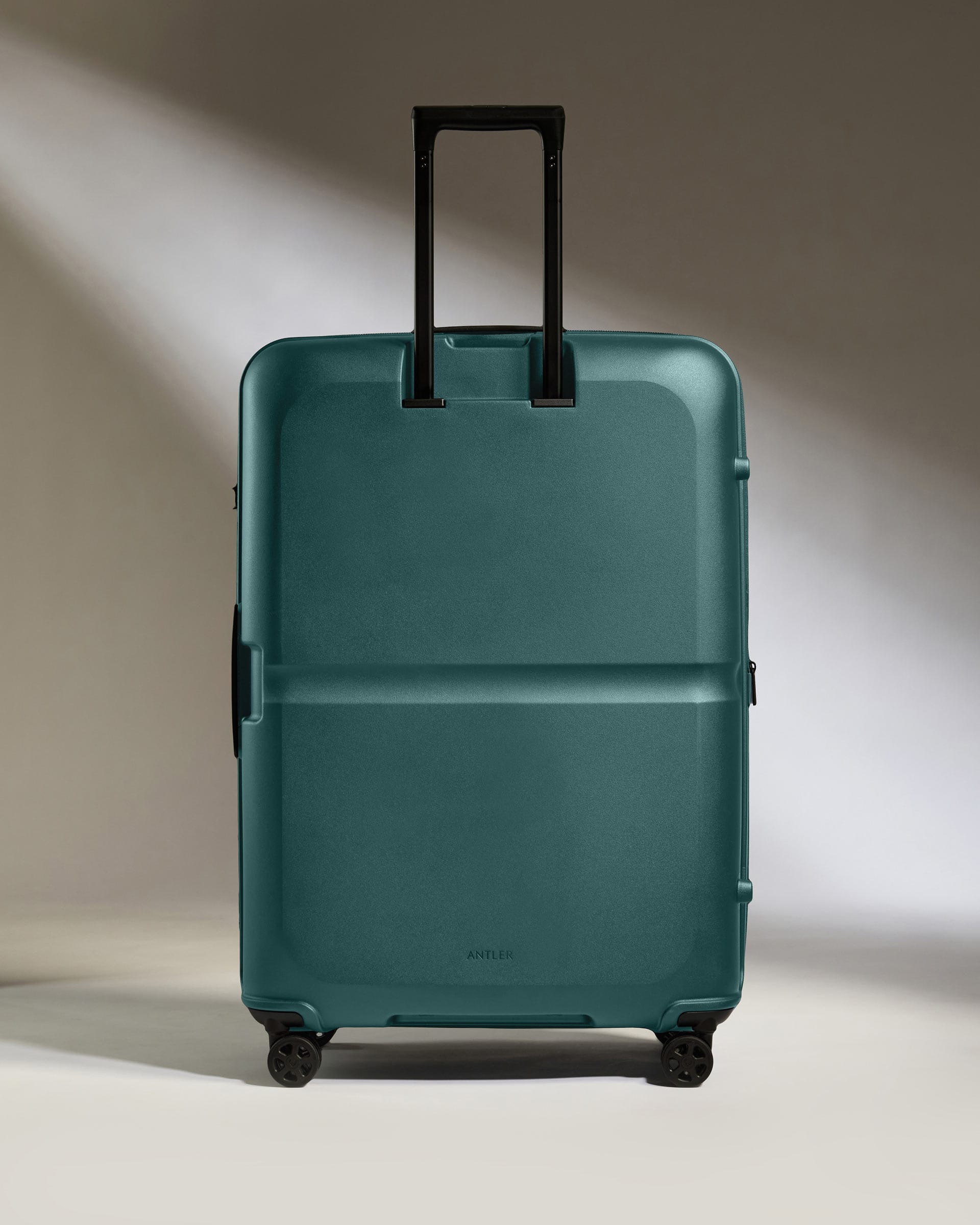 Antler Luggage -  Large Suitcase in Marsh Blue - Single Stripe - Hard Suitcase - Large Large Suitcase in Blue - Single Stripe | Checked Luggage & Large Suitcases