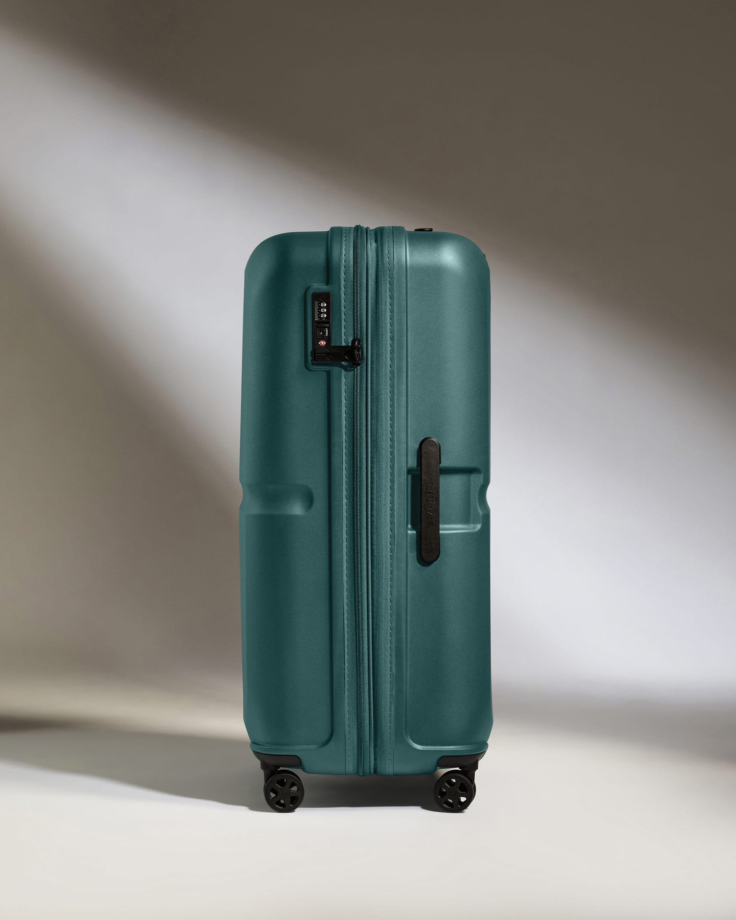 Antler Luggage -  Large Suitcase in Marsh Blue - Single Stripe - Hard Suitcase - Large Large Suitcase in Blue - Single Stripe | Checked Luggage & Large Suitcases
