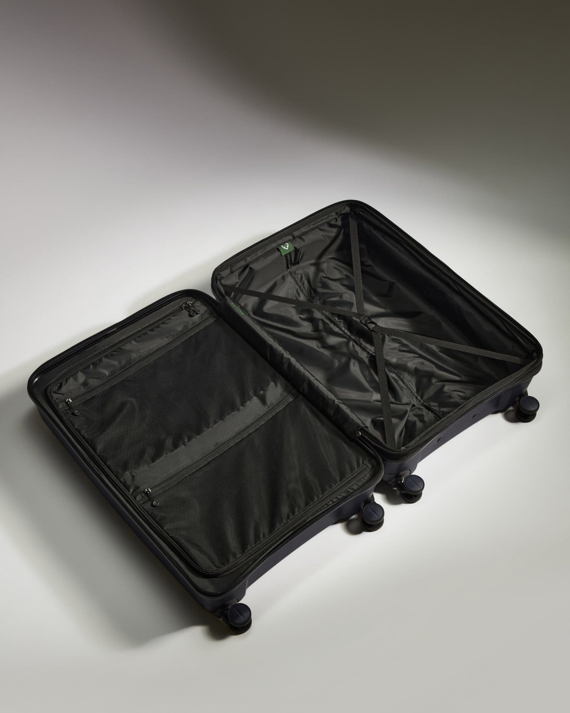 Antler Luggage -  Large Suitcase in Navy - Logo Stripe - Hard Suitcase - Large Large Suitcase Navy - Logo Stripe | Lightweight Hard Shell Luggage