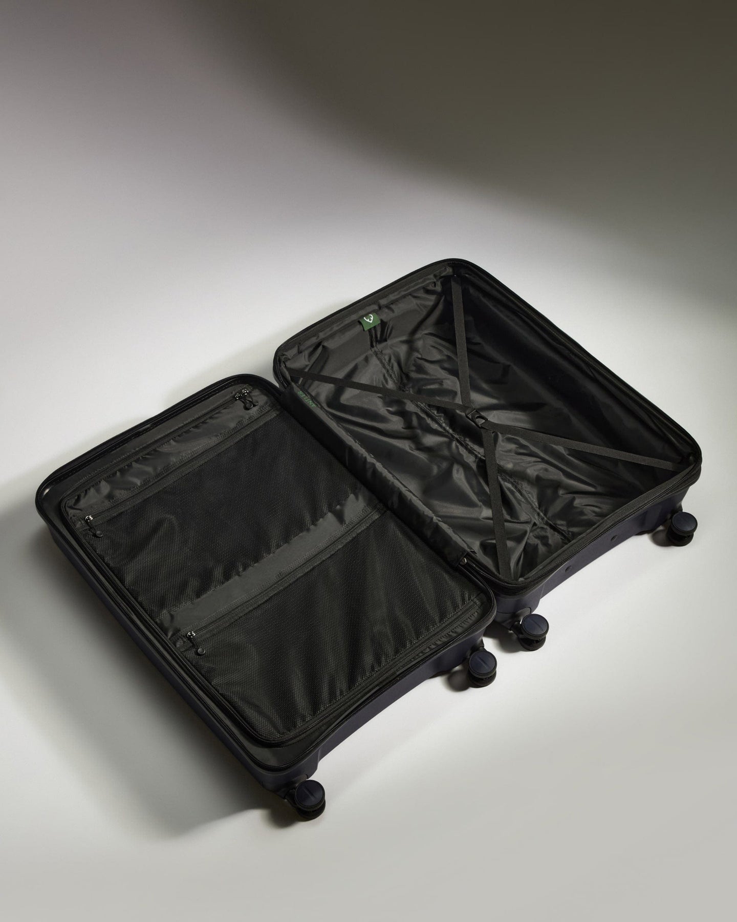 Antler Luggage -  Large Suitcase in Navy - Logo Stripe - Hard Suitcase - Large Large Suitcase Navy - Logo Stripe | Lightweight Hard Shell Luggage