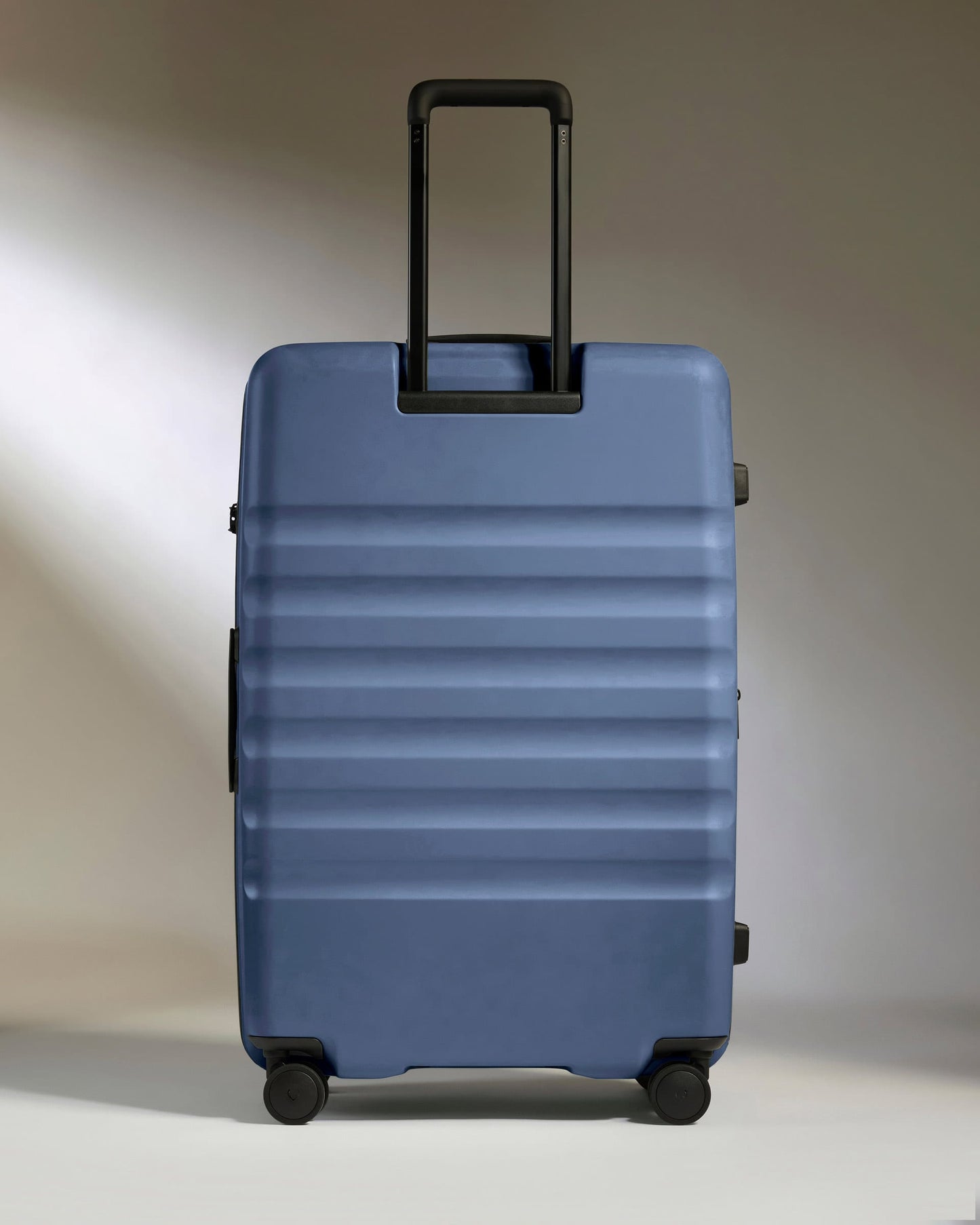Antler Luggage -  Large Suitcase in Ocean Blue - Icon Stripe - Hard Suitcase - Large Icon Stripe Large Suitcase in Blue | Lightweight & Hard Shell Suitcase