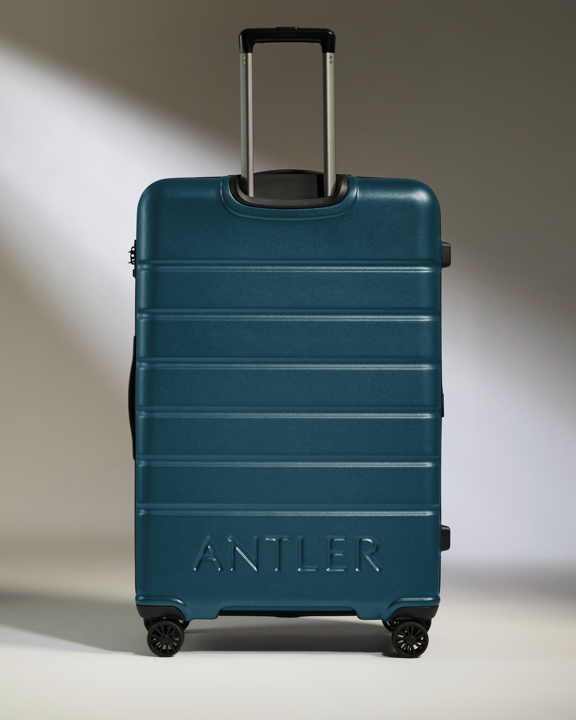Antler Luggage -  Large Suitcase in Soft Blue - Logo - Hard Suitcases Large Suitcase Soft Blue - Logo | Lightweight Hard Shell Luggage