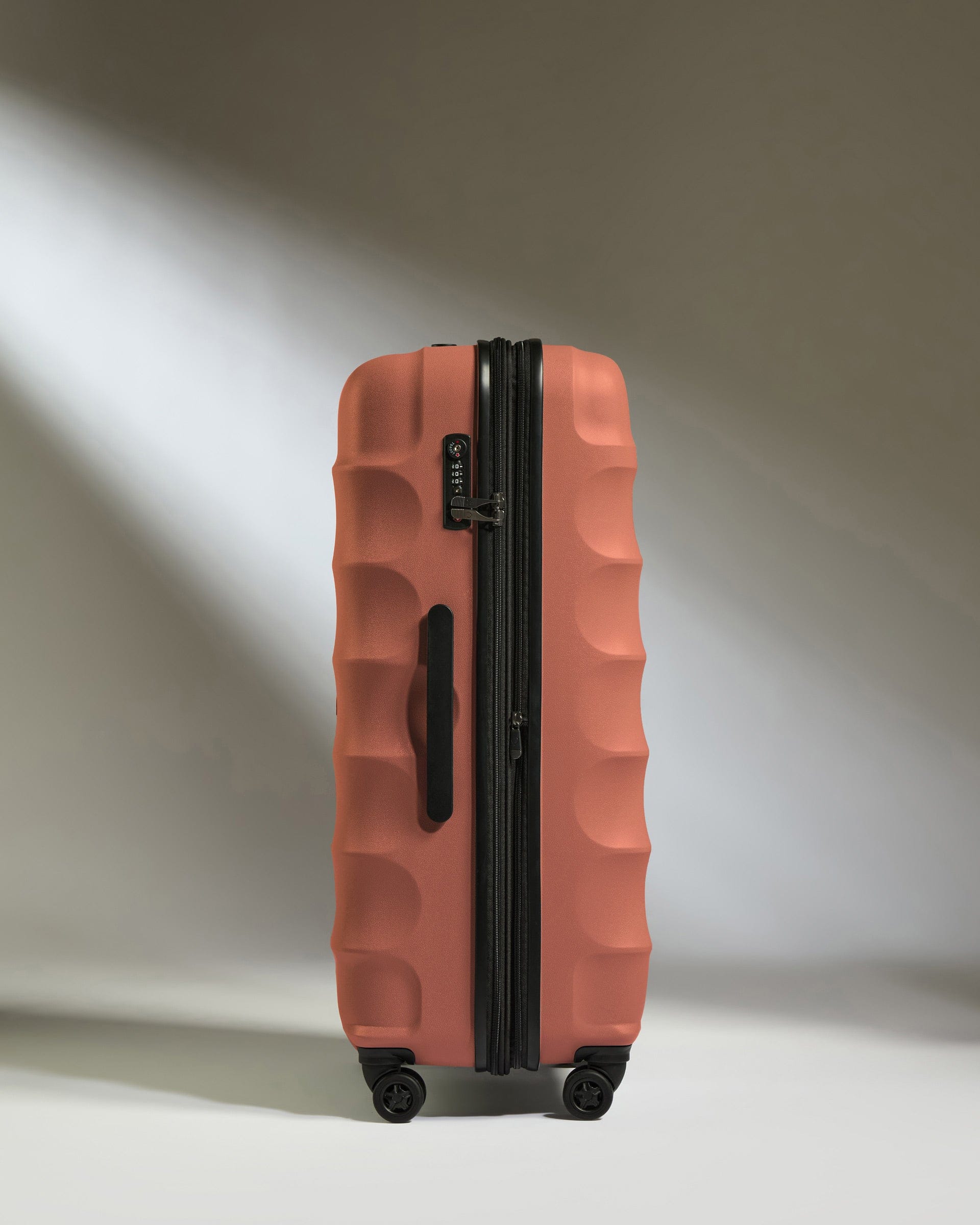 Antler Luggage -  Large Suitcase in Soft Orange - Juno - Hard Suitcase Large Suitcase in Soft Orange - Juno | Checked Luggage & Large Suitcases