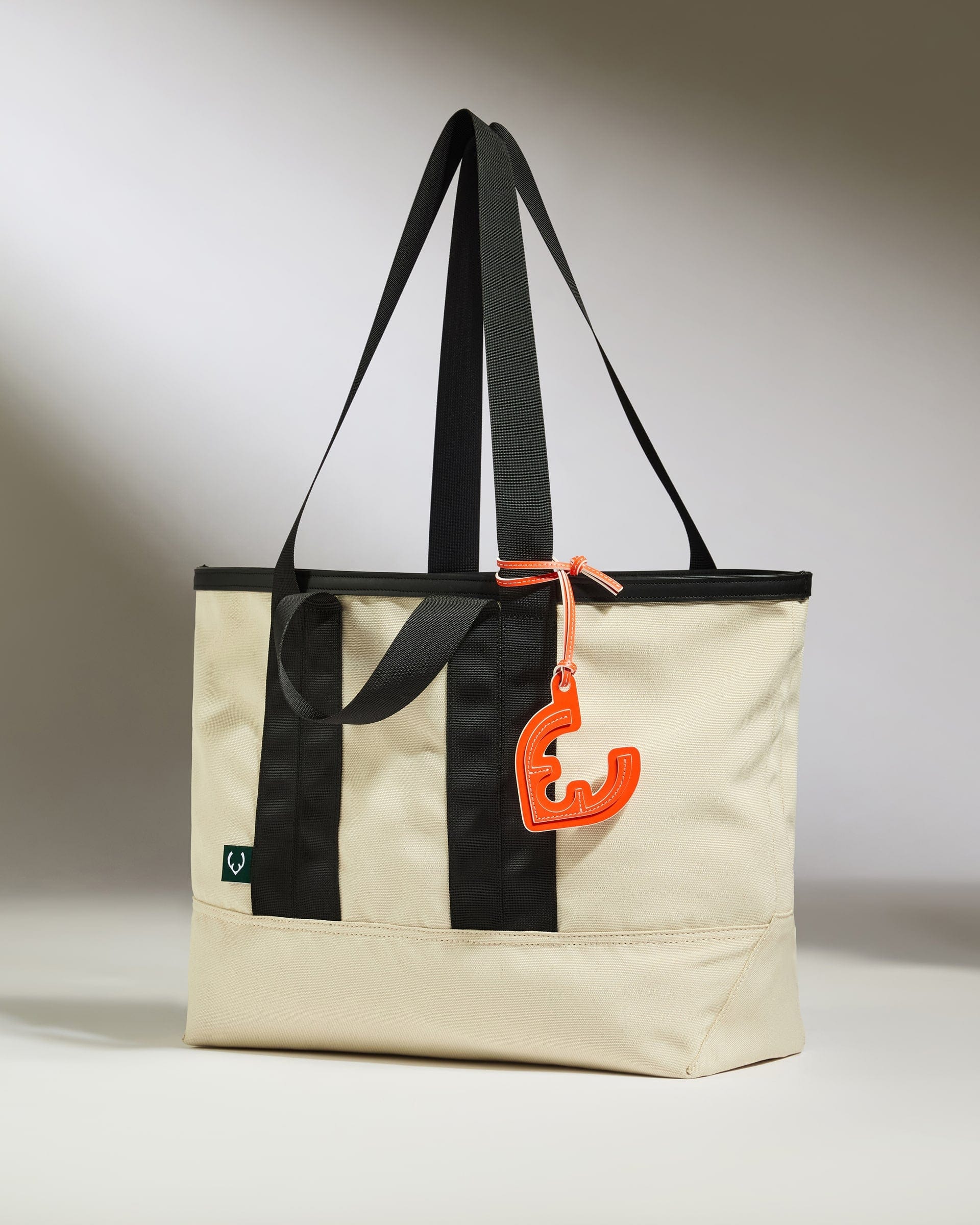 Antler Luggage -  Leather Bag Charm in Coral - Summer Capsule - Accessories Leather Bag Charm in Orange | Keychain & Travel Accessories