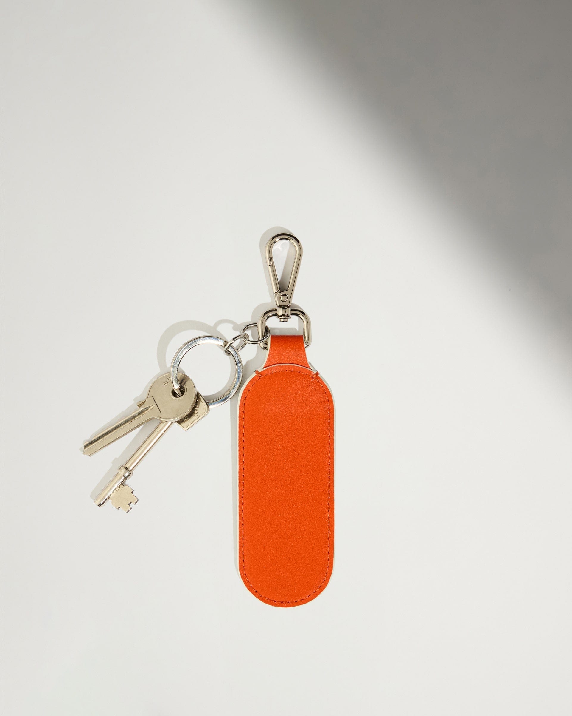 Antler Luggage -  Leather Keyring in Coral - Summer Capsule - Accessories Leather Keyring in Orange | Keychain & Travel Accessories