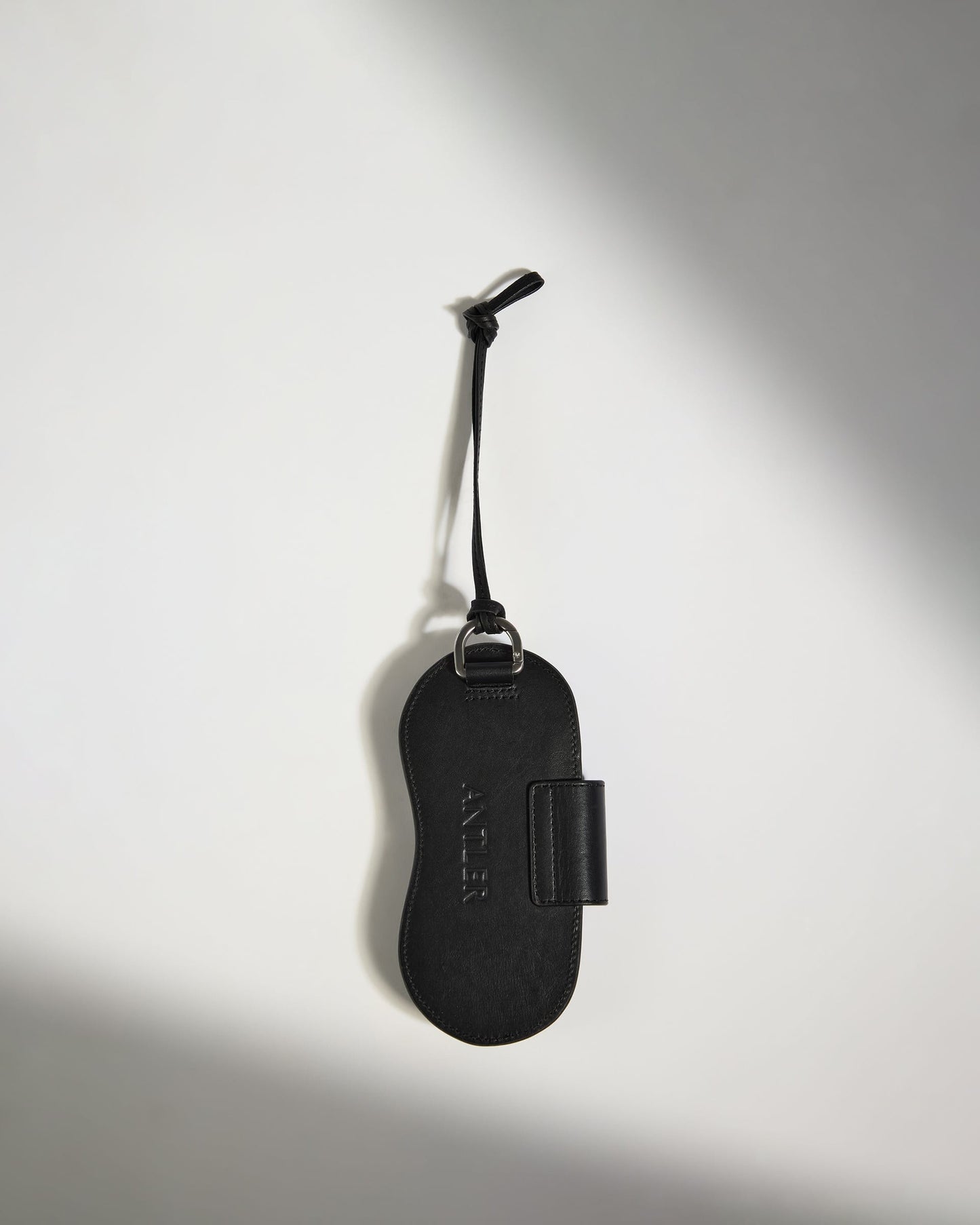 Antler Luggage -  Leather Sunglasses Case in Black- Summer Capsule - Pouch Leather Sunglasses Case in Black- Summer Capsule