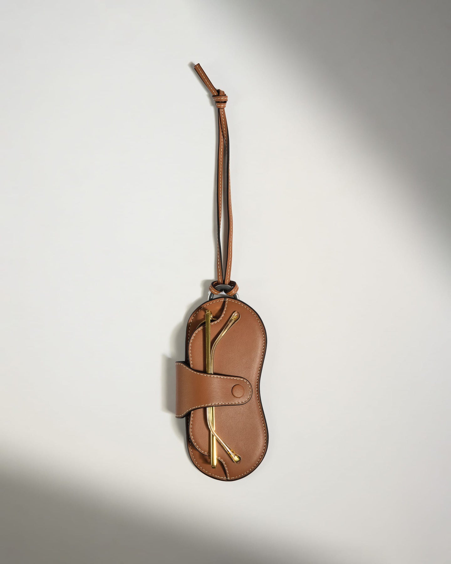 Antler Luggage -  Leather Sunglasses Case in Tan - Summer Capsule - Pouch Leather Sunglasses Case in Tan - Summer Capsule