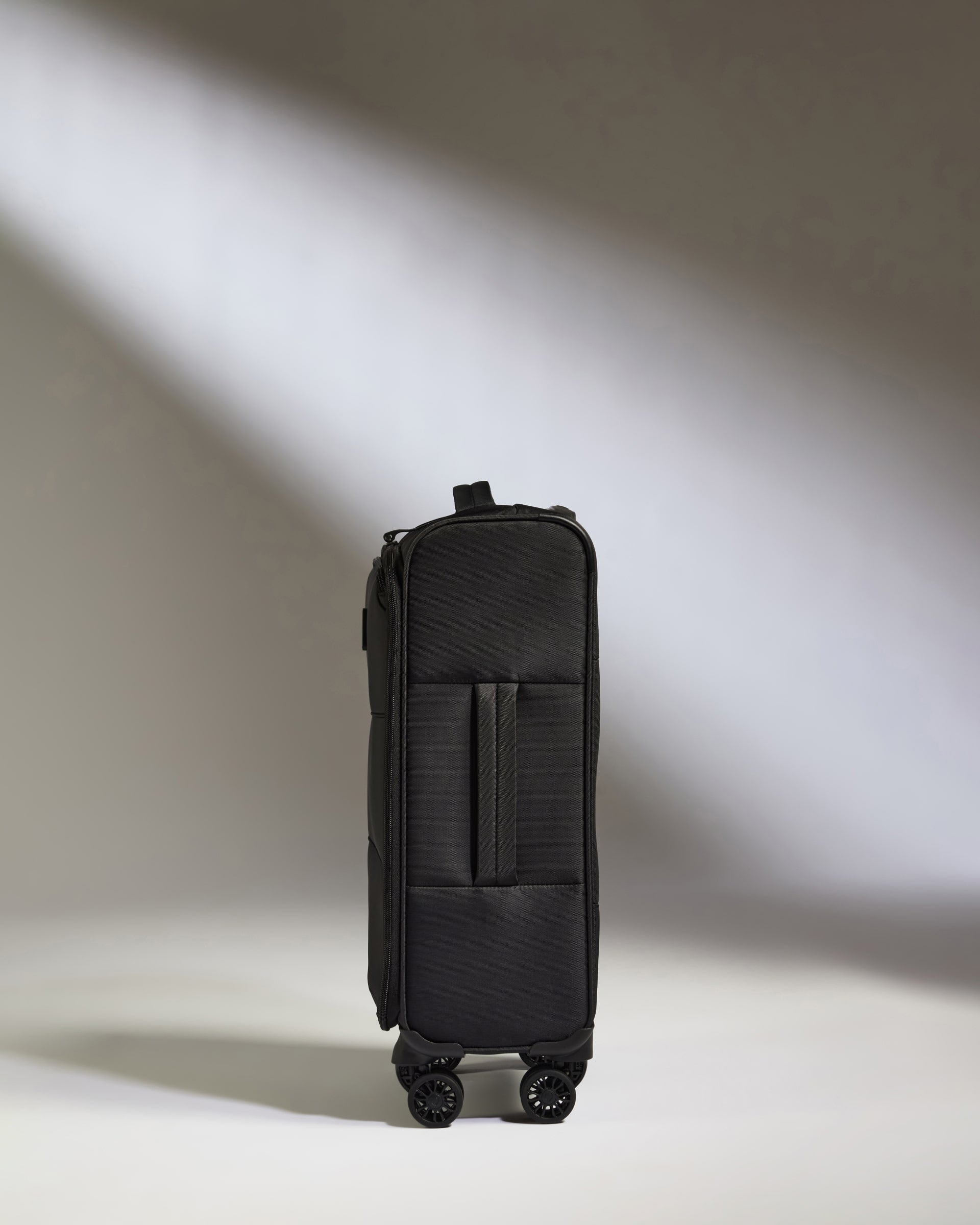 Antler Luggage -  Lightest Cabin Suitcase in Black - Soft Stripe 2.0 - Soft Suitcase Lightest Cabin Suitcase in Black - Soft Stripe 2.0 | Soft Suitcase & Cabin Bag