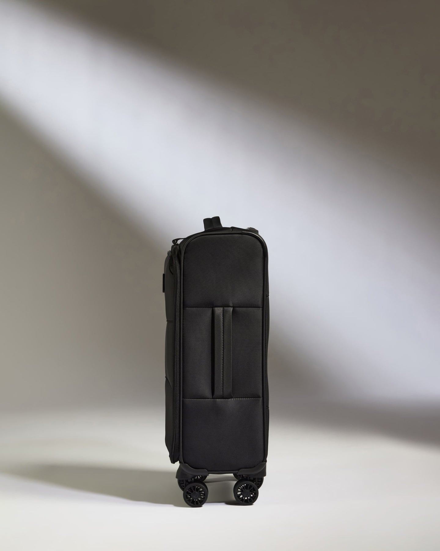 Antler Luggage -  Lightest Cabin Suitcase in Black - Soft Stripe 2.0 - Soft Suitcase Lightest Cabin Suitcase in Black - Soft Stripe 2.0 | Soft Suitcase & Cabin Bag