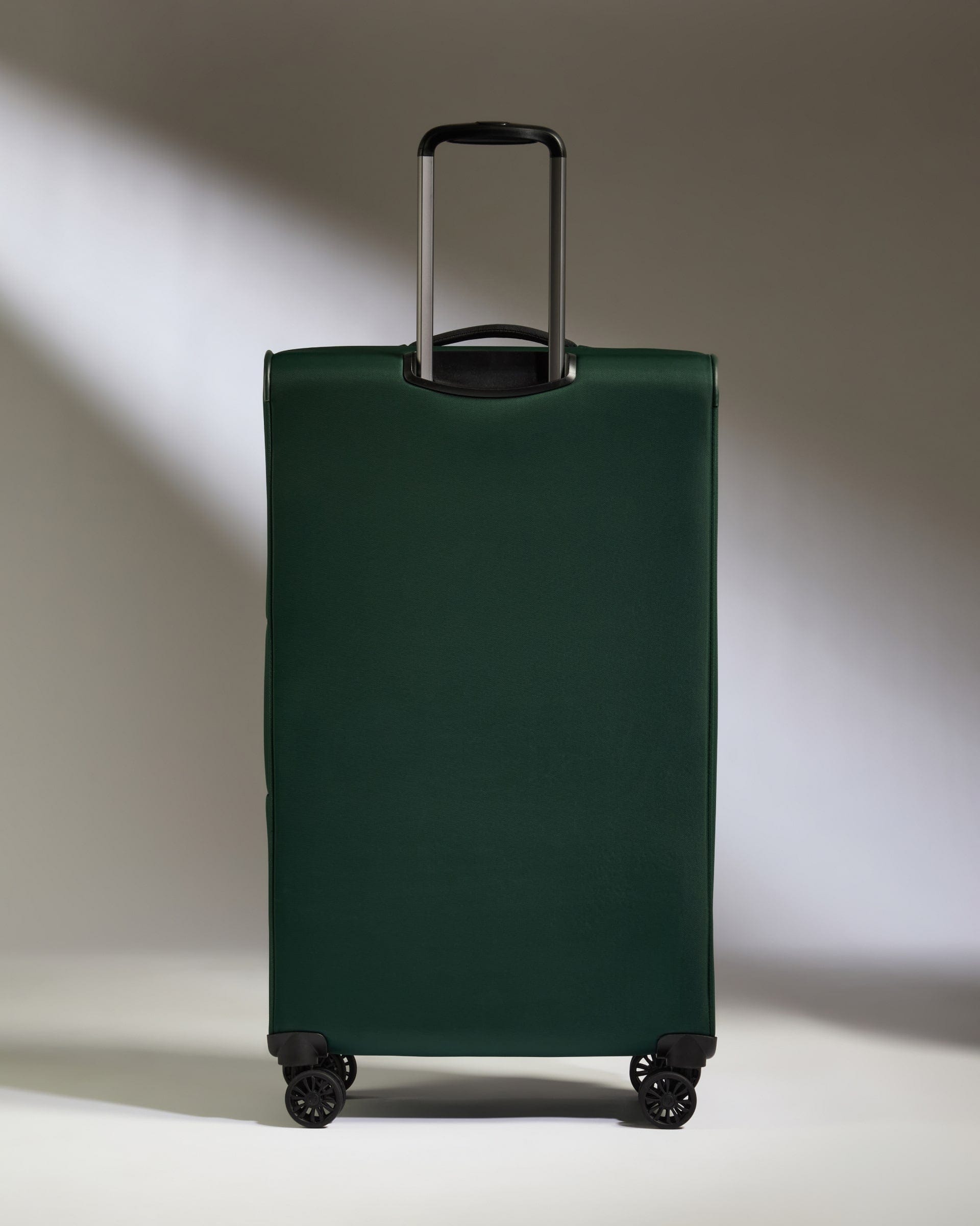 Antler Luggage -  Lightest Large Suitcase in Antler Green - Soft Stripe 2.0 - Soft Suitcase Lightest Large Suitcase in Green - Soft Stripe 2.0 | Soft Checked Suitcase