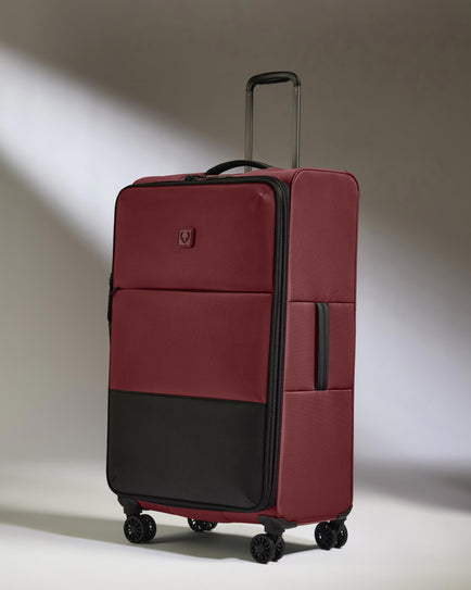 Antler Luggage -  Lightest Large Suitcase in Cedar - Soft Stripe 2.0 - Soft Suitcase - Large Lightest Large Suitcase in Cedar - Soft Stripe 2.0 | Soft Checked Suitcase
