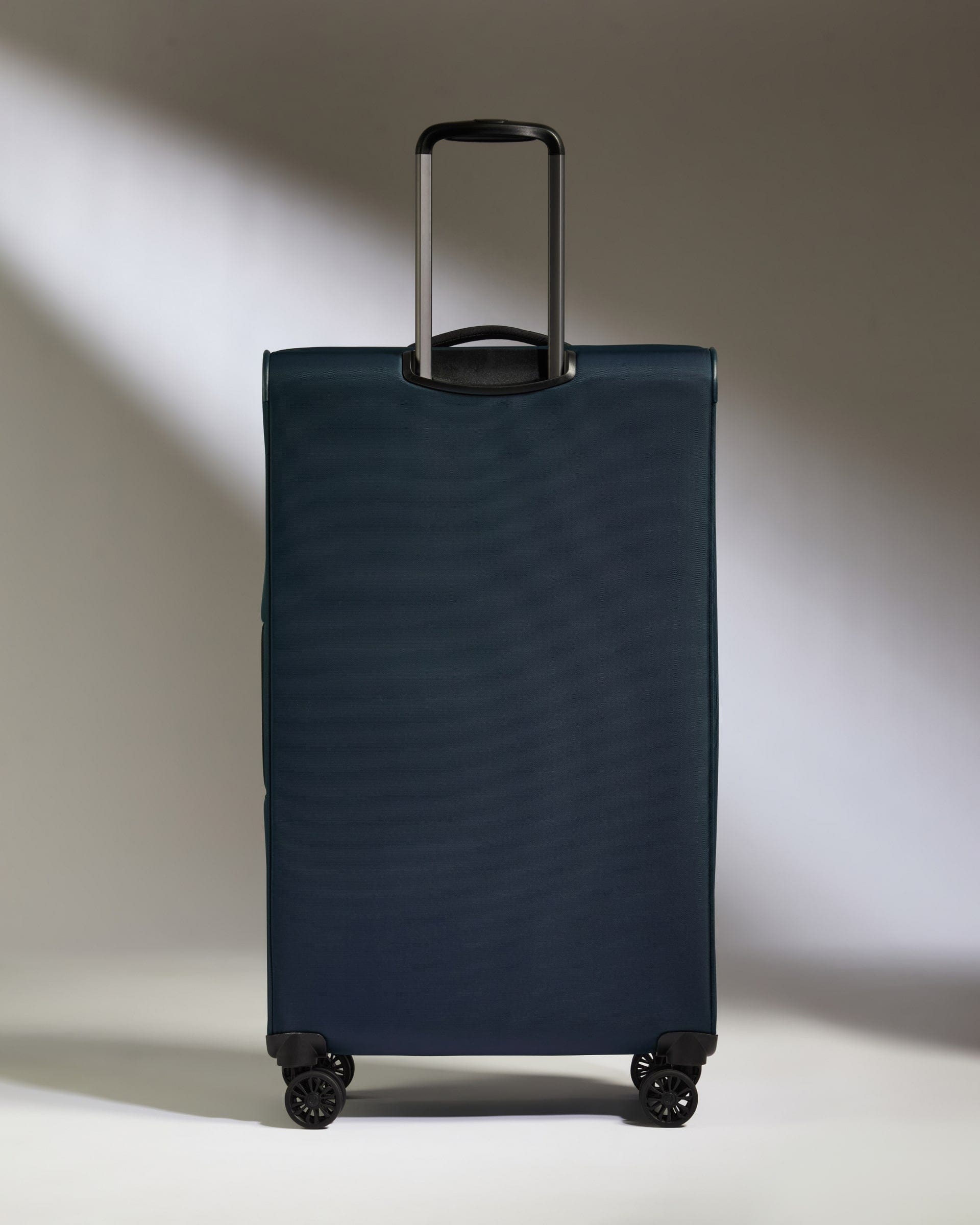 Antler Luggage -  Lightest Large Suitcase in Indigo Blue - Soft Stripe 2.0 - Soft Suitcase Lightest Large Suitcase in Navy - Soft Stripe 2.0 | Soft Checked Suitcase