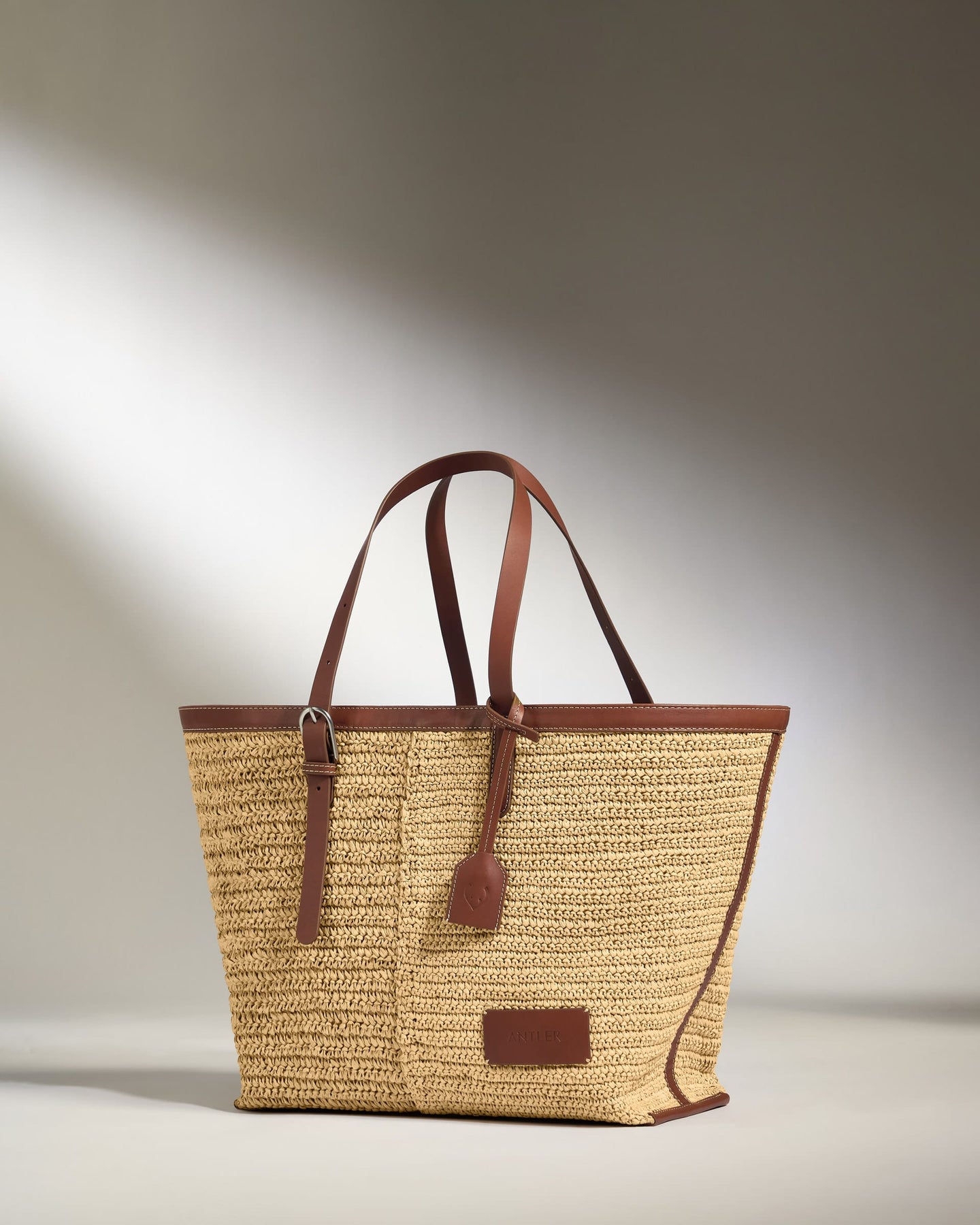 Antler Luggage -  Limited Edition Raffia Tote Bag - Summer Capsule - Tote Bag Raffia Tote Bag in Natural - Summer Capsule | Limited Edition 