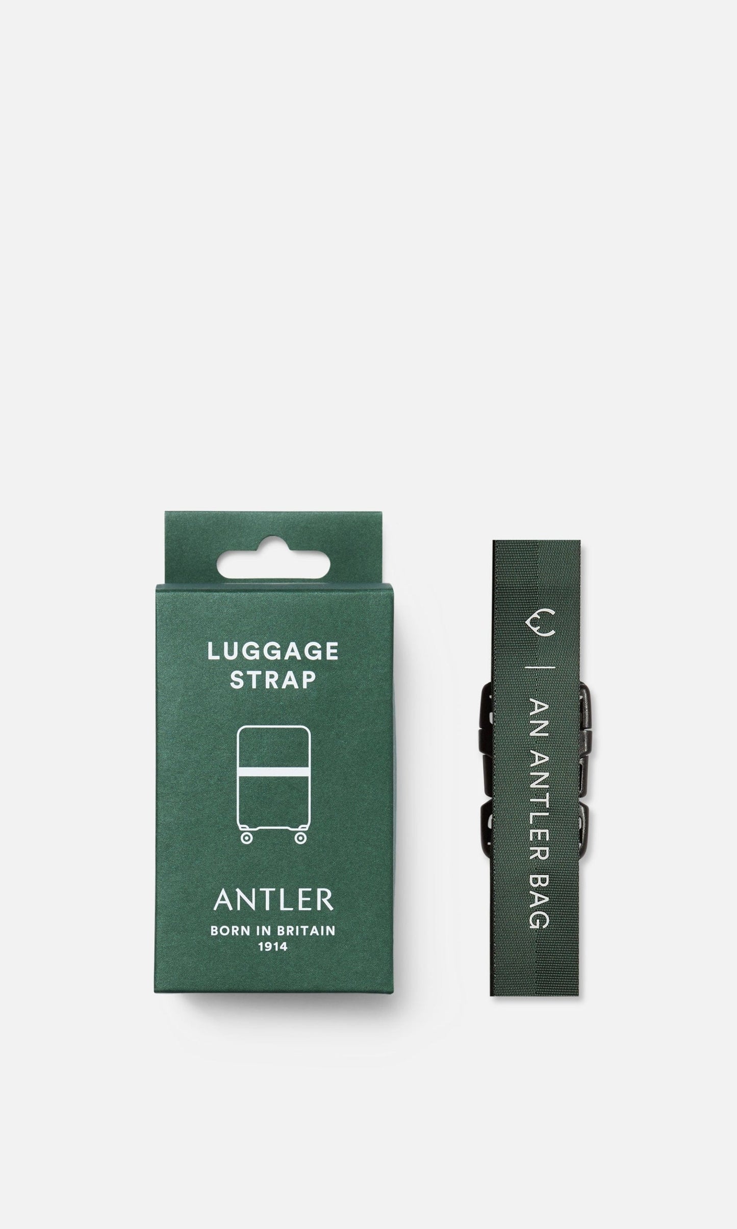 Antler Luggage -  Luggage strap in green - Luggage Straps Luggage Strap In Green | Adjustable Straps