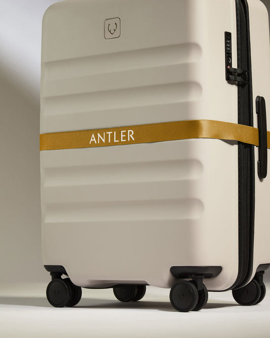 Antler Luggage -  Luggage Strap in Mustard Yellow - Luggage Straps Luggage Strap in Yellow | Adjustable Straps | Travel Accessories