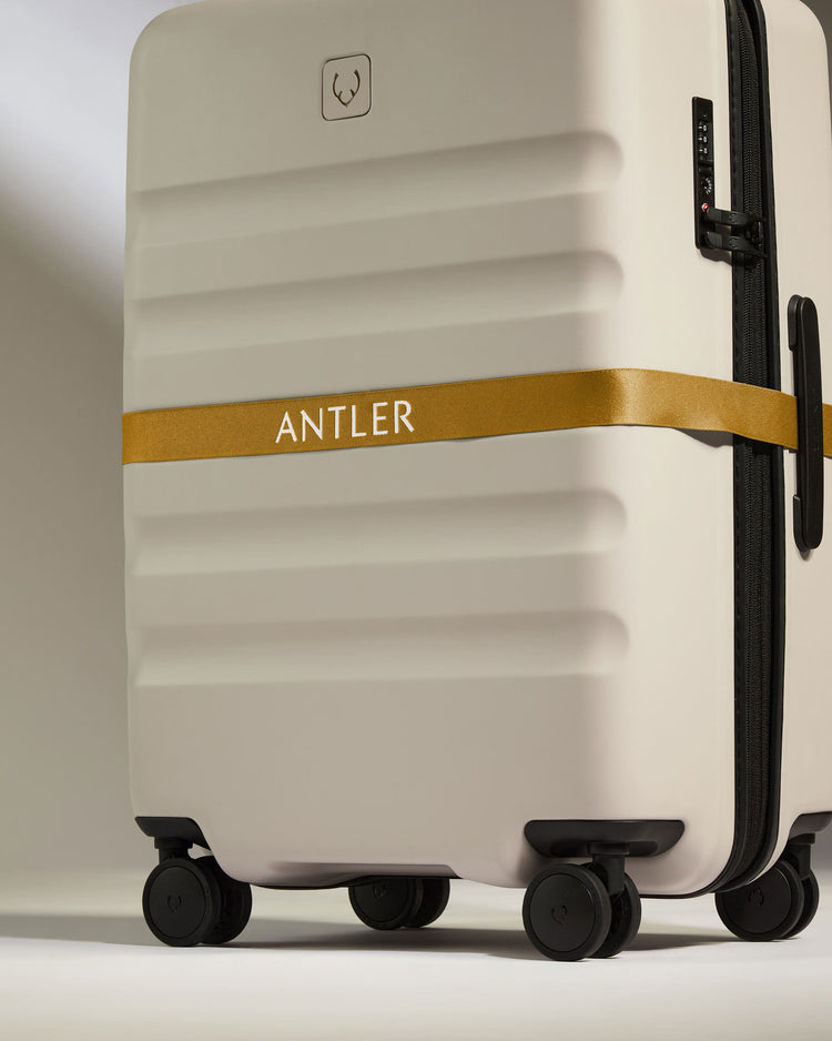 Antler Luggage -  Luggage Strap in Mustard Yellow - Luggage Straps Luggage Strap in Yellow | Adjustable Straps | Travel Accessories