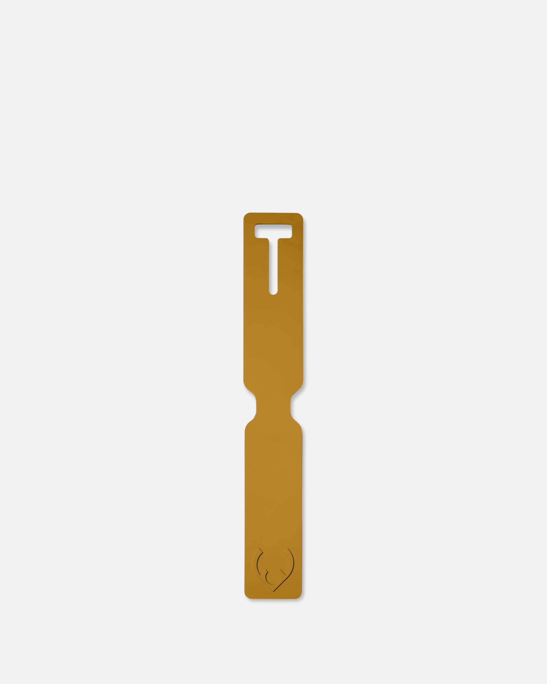 Antler Luggage -  Luggage Tag in Mustard Yellow - Luggage Tags Luggage Tag in Yellow | Suitcase & Bag | Silicone Tags