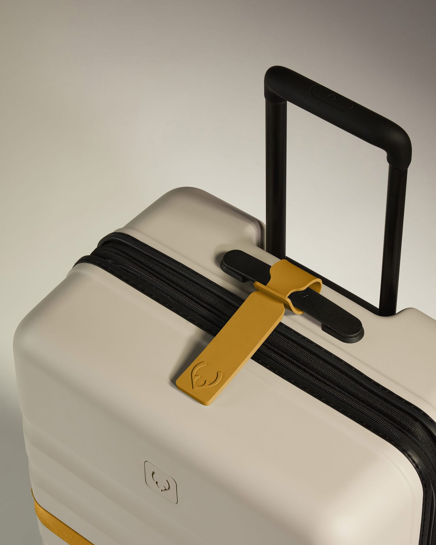 Antler Luggage -  Luggage Tag in Mustard Yellow - Luggage Tags Luggage Tag in Yellow | Suitcase & Bag | Silicone Tags