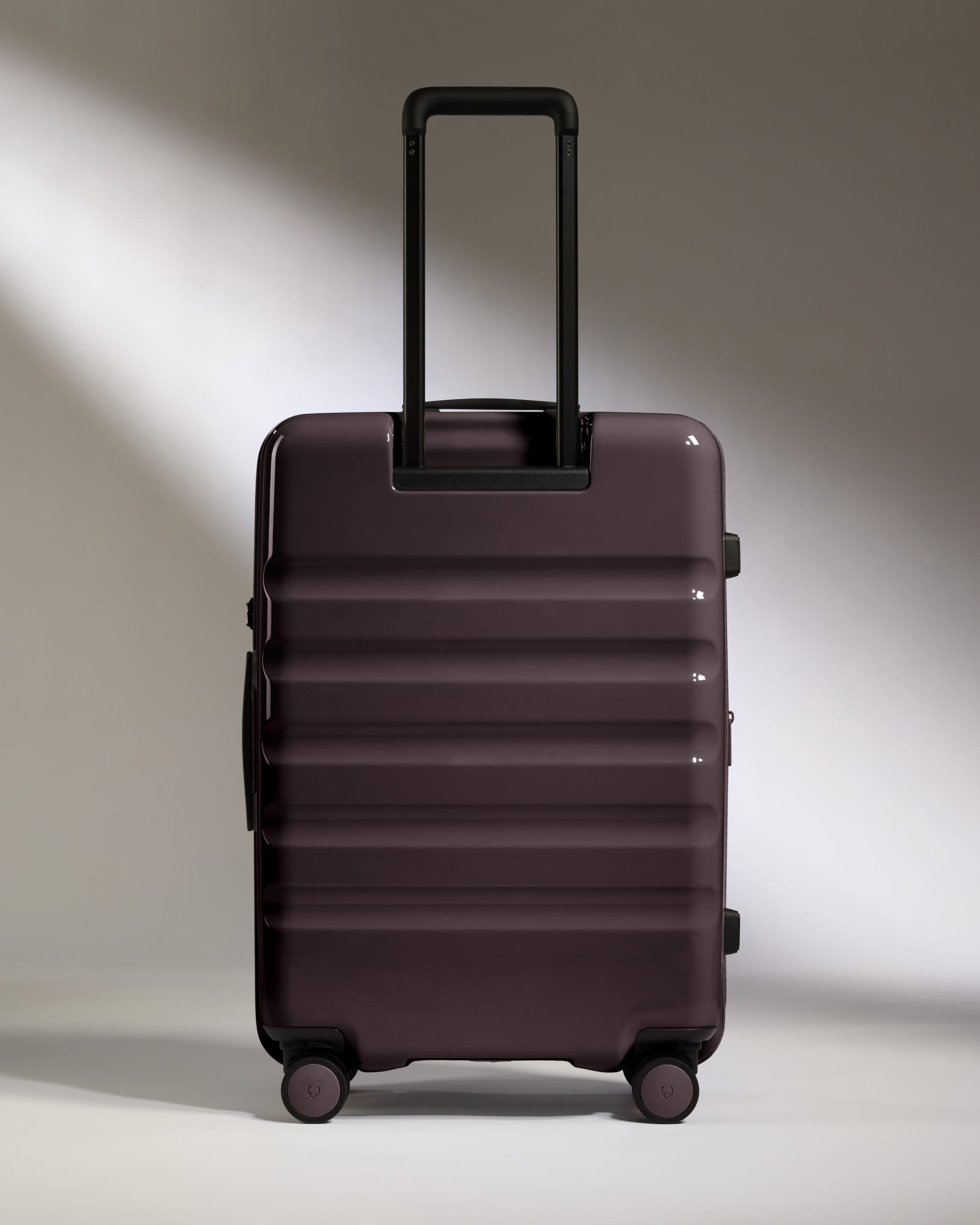 Antler Luggage -  Medium Suitcase in Hedgerow Gloss - Icon Stripe - Hard Suitcase Medium Suitcase in Hedgerow Gloss - Icon Stripe | Lightweight & Hard Shell Suitcase