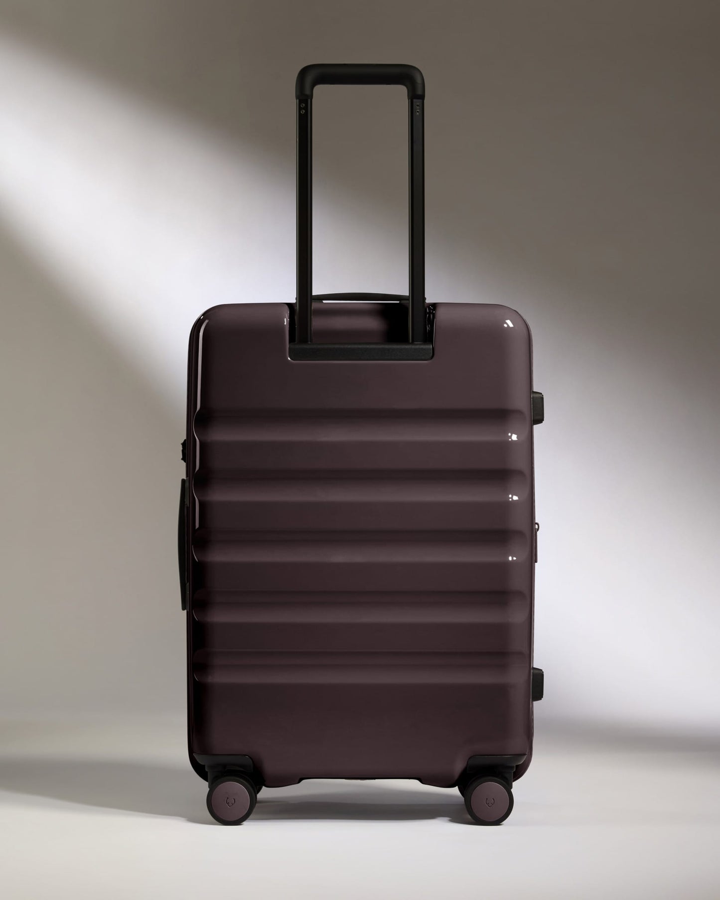 Antler Luggage -  Medium Suitcase in Hedgerow Gloss - Icon Stripe - Hard Suitcase Medium Suitcase in Hedgerow Gloss - Icon Stripe | Lightweight & Hard Shell Suitcase