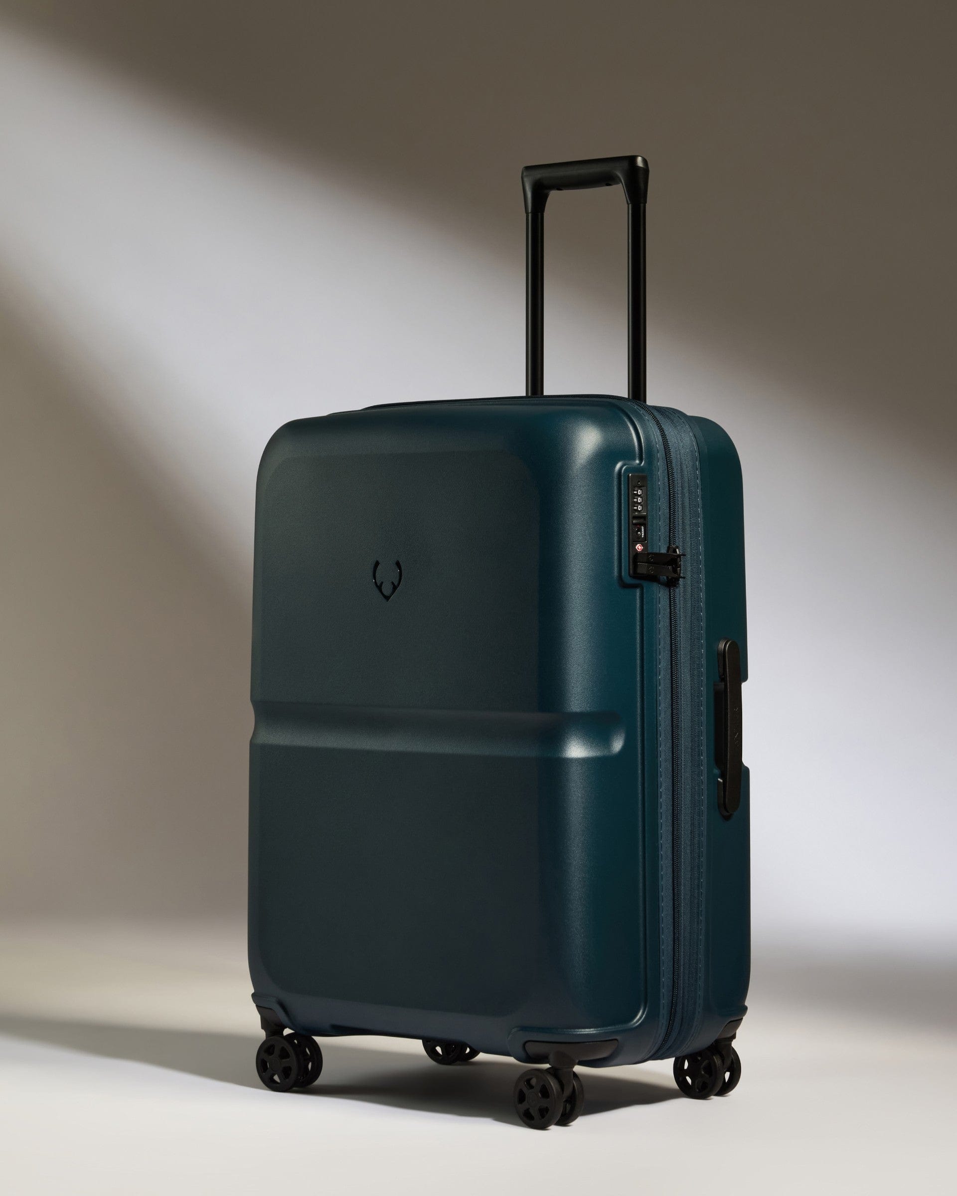 Medium Suitcase Indigo Single Stripe