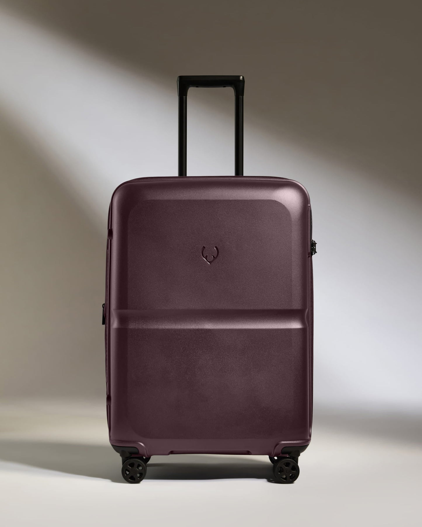 Antler Luggage -  Medium Suitcase in Lagoon Red - Single Stripe - Hard Suitcase - Medium Medium Suitcase in Lagoon Red - Single Stripe | Check Luggage