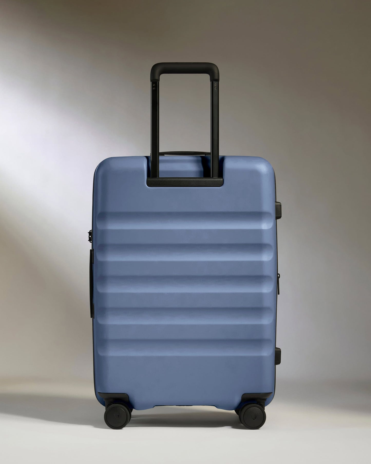Antler Luggage -  Medium Suitcase in Ocean Blue - Icon Stripe - Hard Suitcase - Medium Medium suitcase in Blue - Icon Stripe | Lightweight & Hard Shell Suitcase