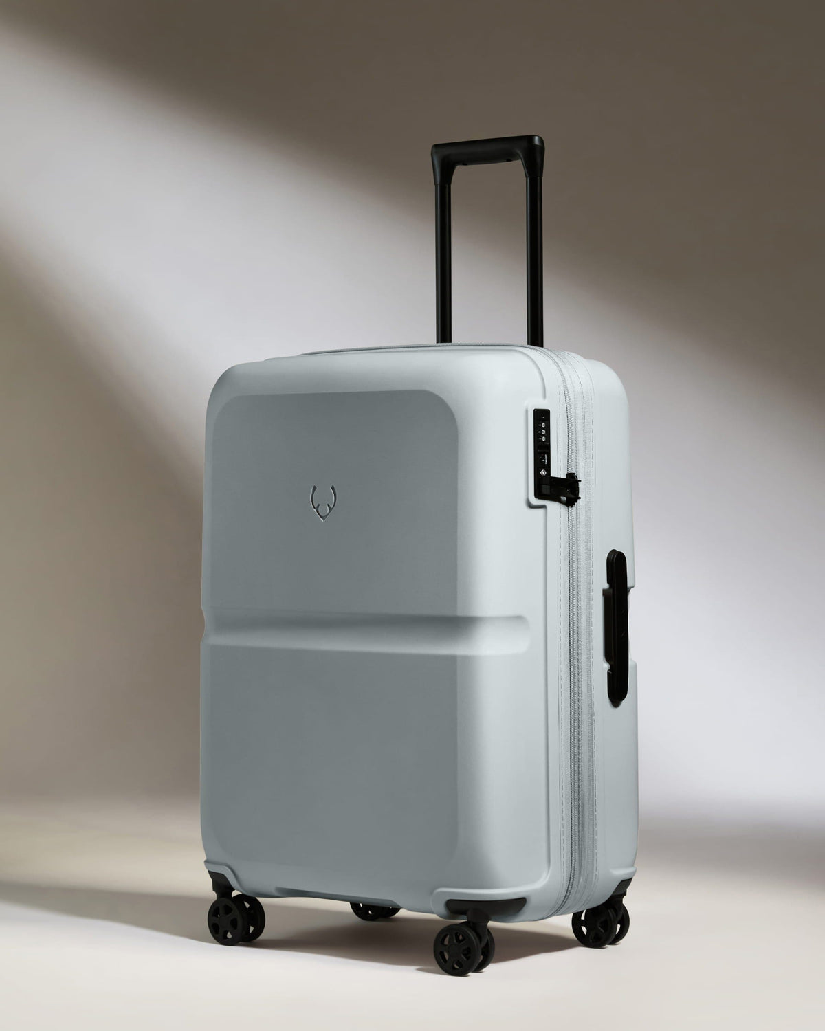 Medium Suitcase Salt Single Stripe