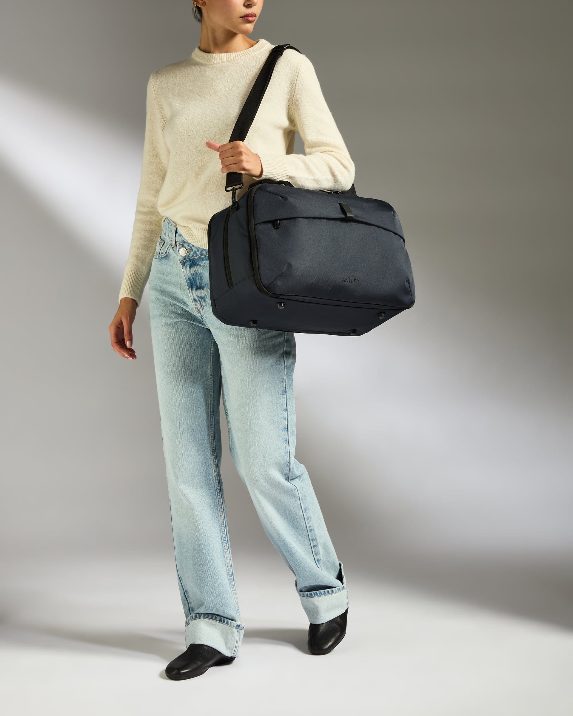 Antler Luggage -  Overnight Bag in Navy - Urban Light - Overnight Bag Overnight Bag in Navy - Urban Light | Weekend Bags & Overnight Travel Bags