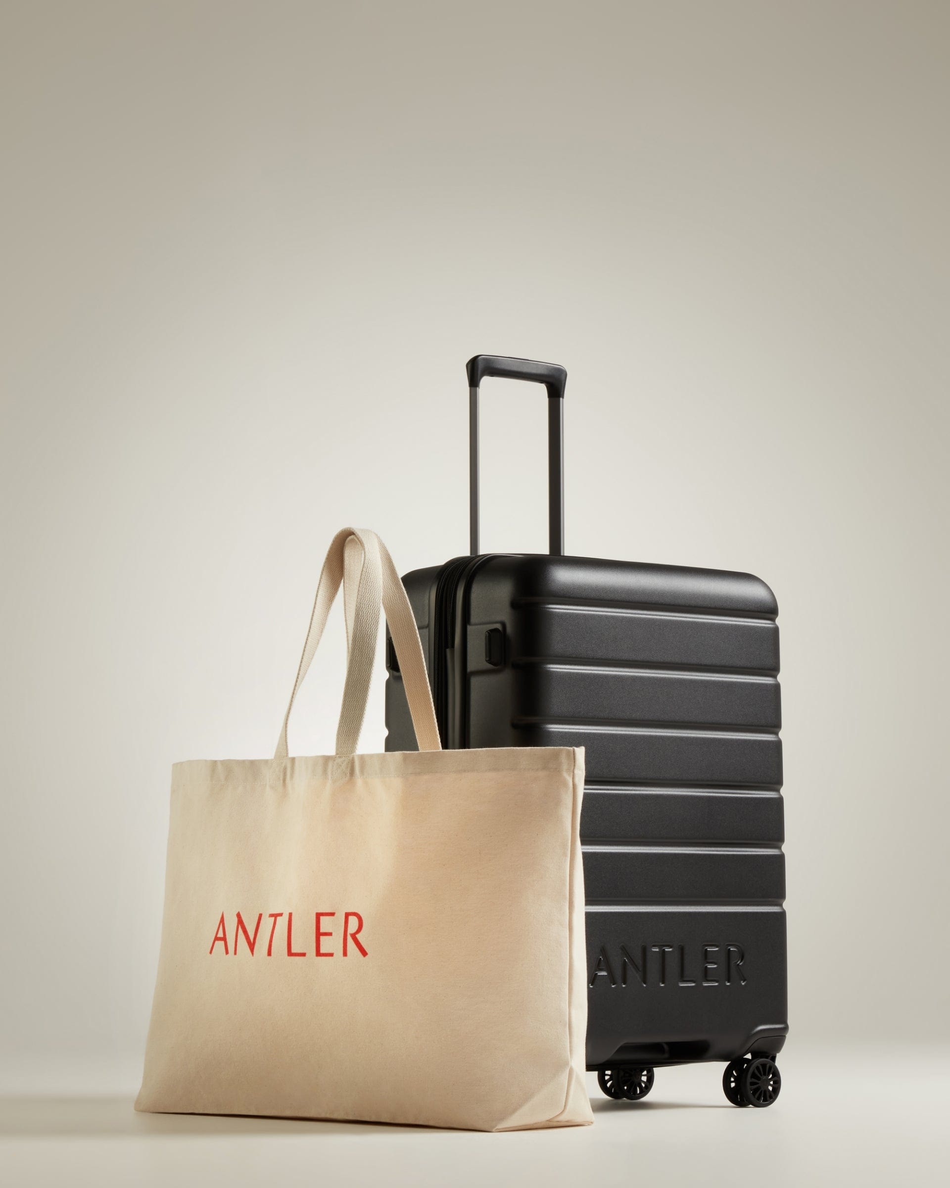 Antler Luggage -  Oversized Tote Bag in White - Tote Bag