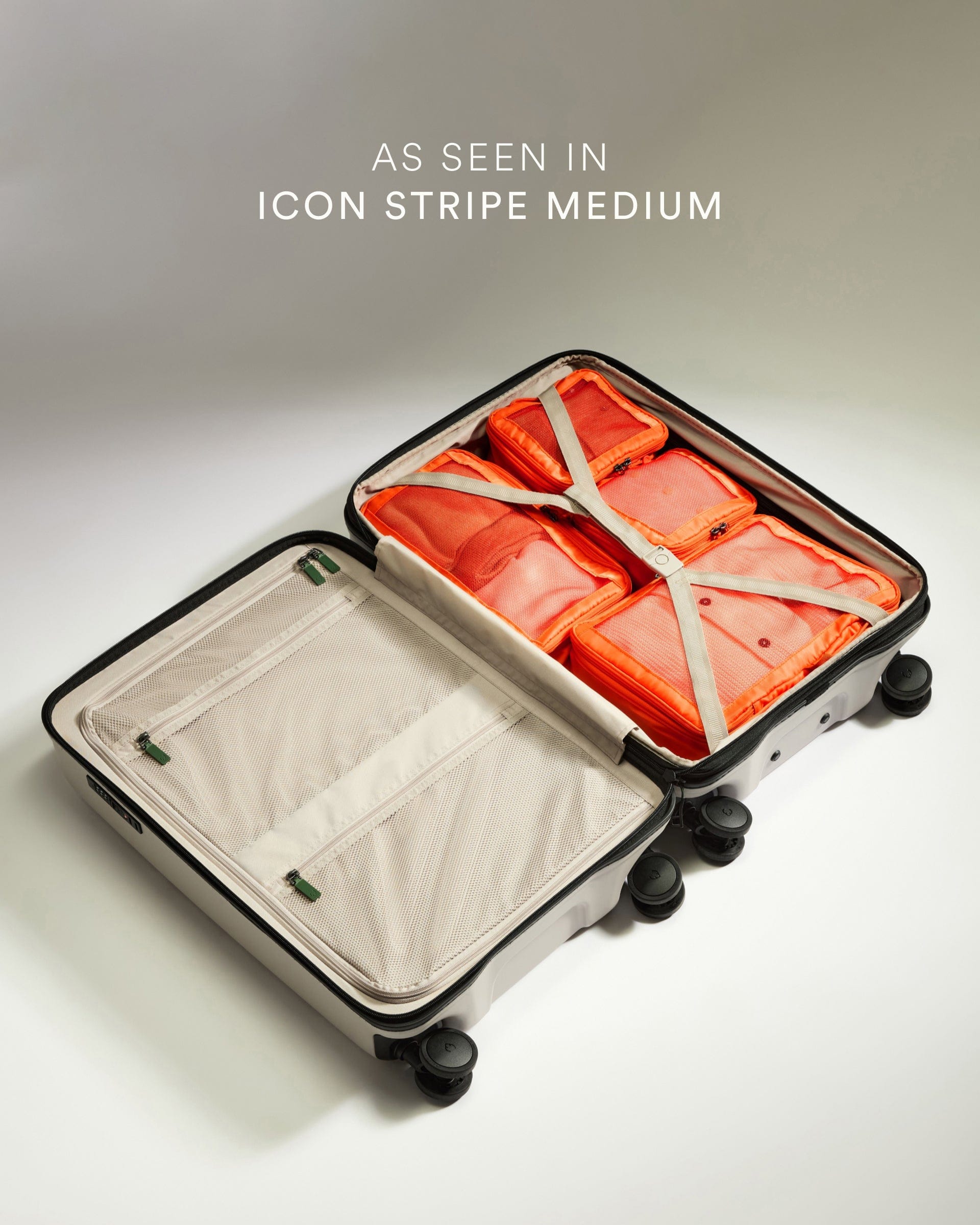Packing Cubes in Orange (Coral) Set of Travel Accessories