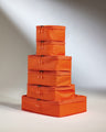 Antler Luggage -  Packing Cubes in Coral - Set of 6 - Packing Cube Packing Cubes in Coral Orange Set of 6 | Travel Accessories | Packing Organiser