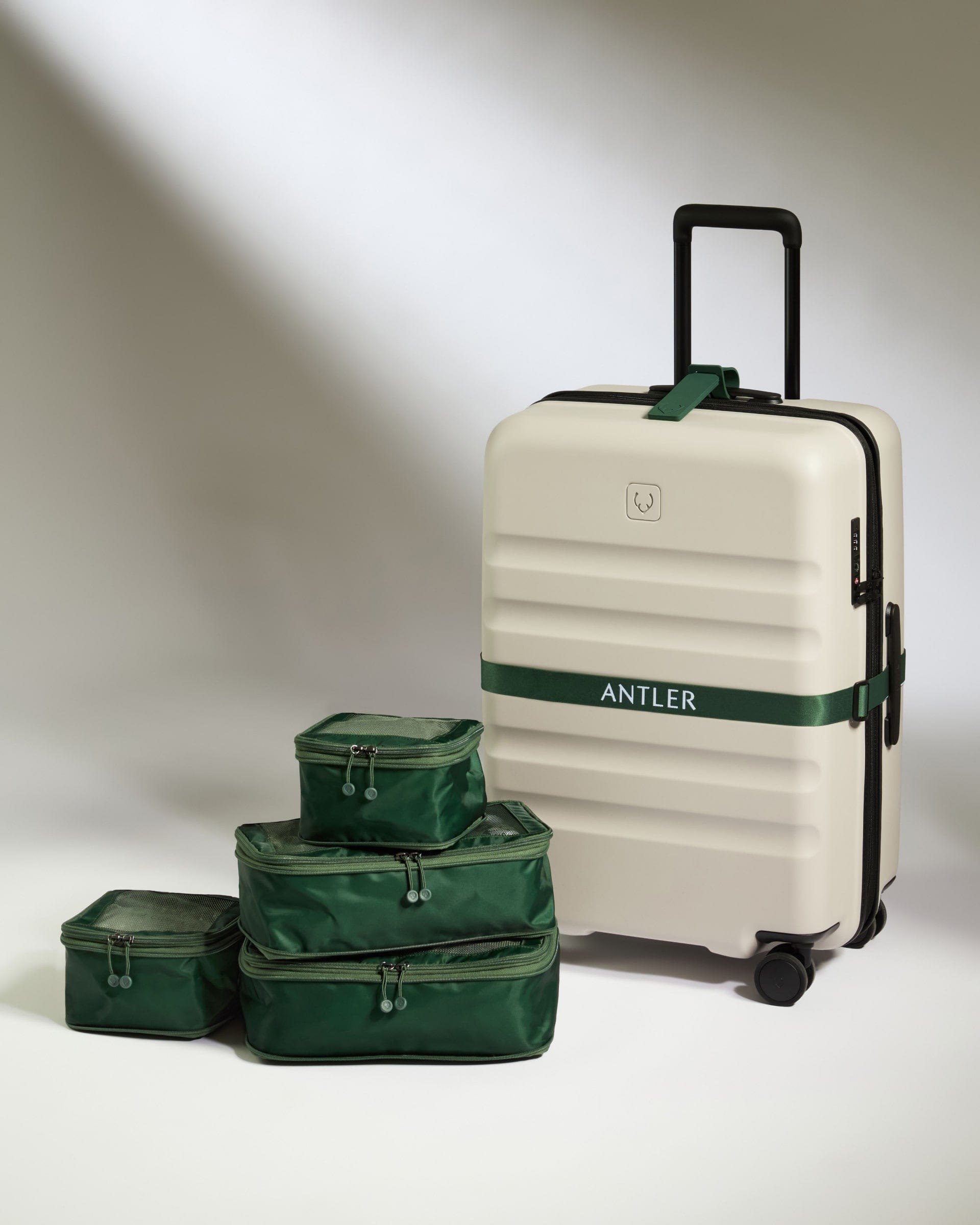 Antler Luggage -  Packing Cubes in Green - Set of 4 - Packing Cube Packing Cubes in Green Set of 4 » Travel Accessories » Packing Organiser