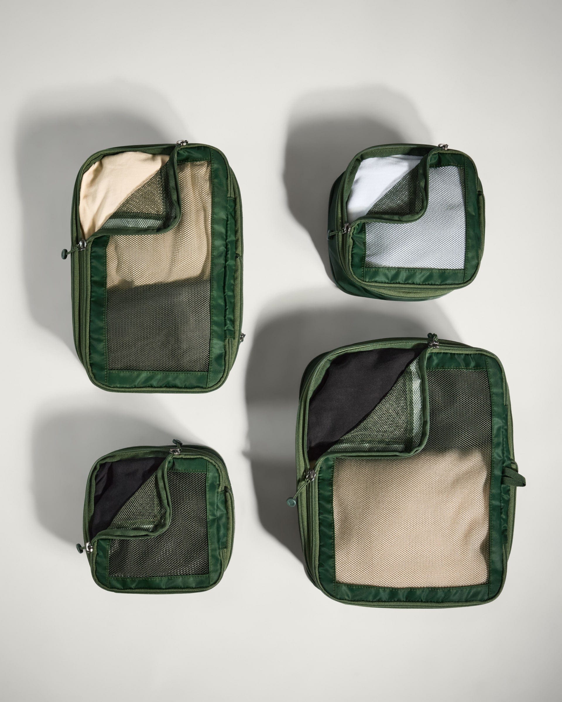Antler Luggage -  Packing Cubes in Green - Set of 4 - Packing Cube Packing Cubes in Green Set of 4 » Travel Accessories » Packing Organiser