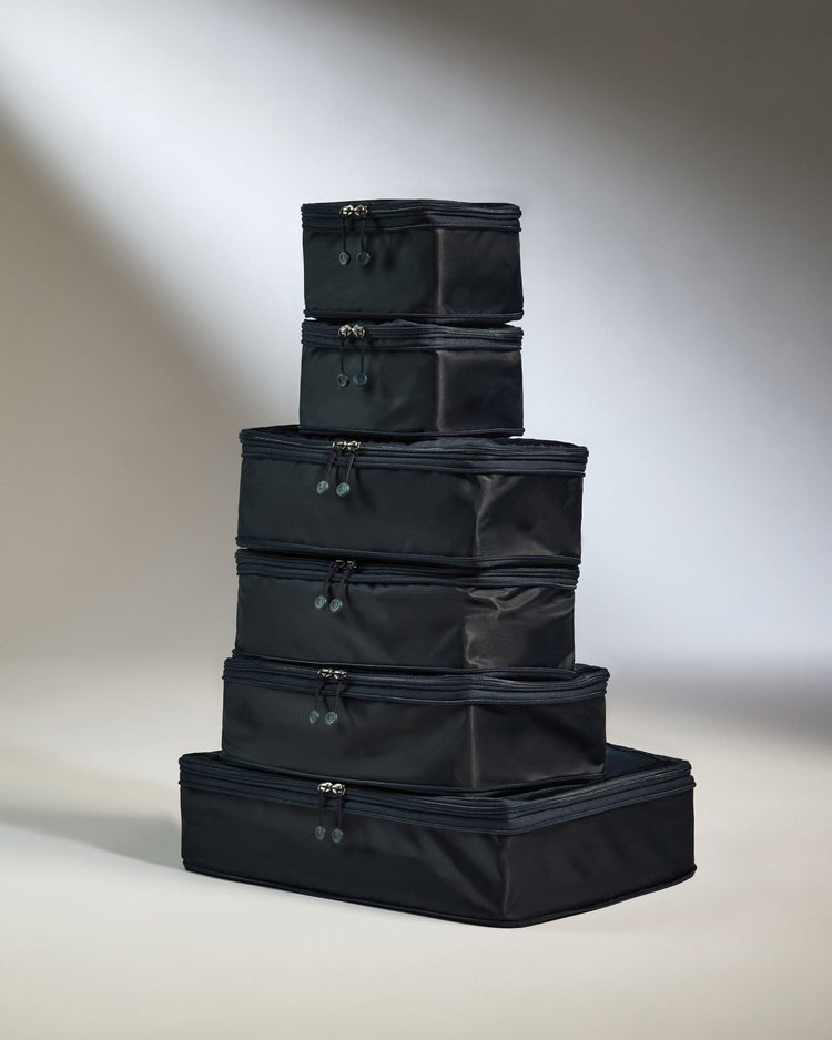 Antler Luggage -  Packing Cubes in Navy Blue - Set of 6 - Packing Cube Packing Cubes in Navy Blue Set of 6 | Travel Accessories | Packing Organiser