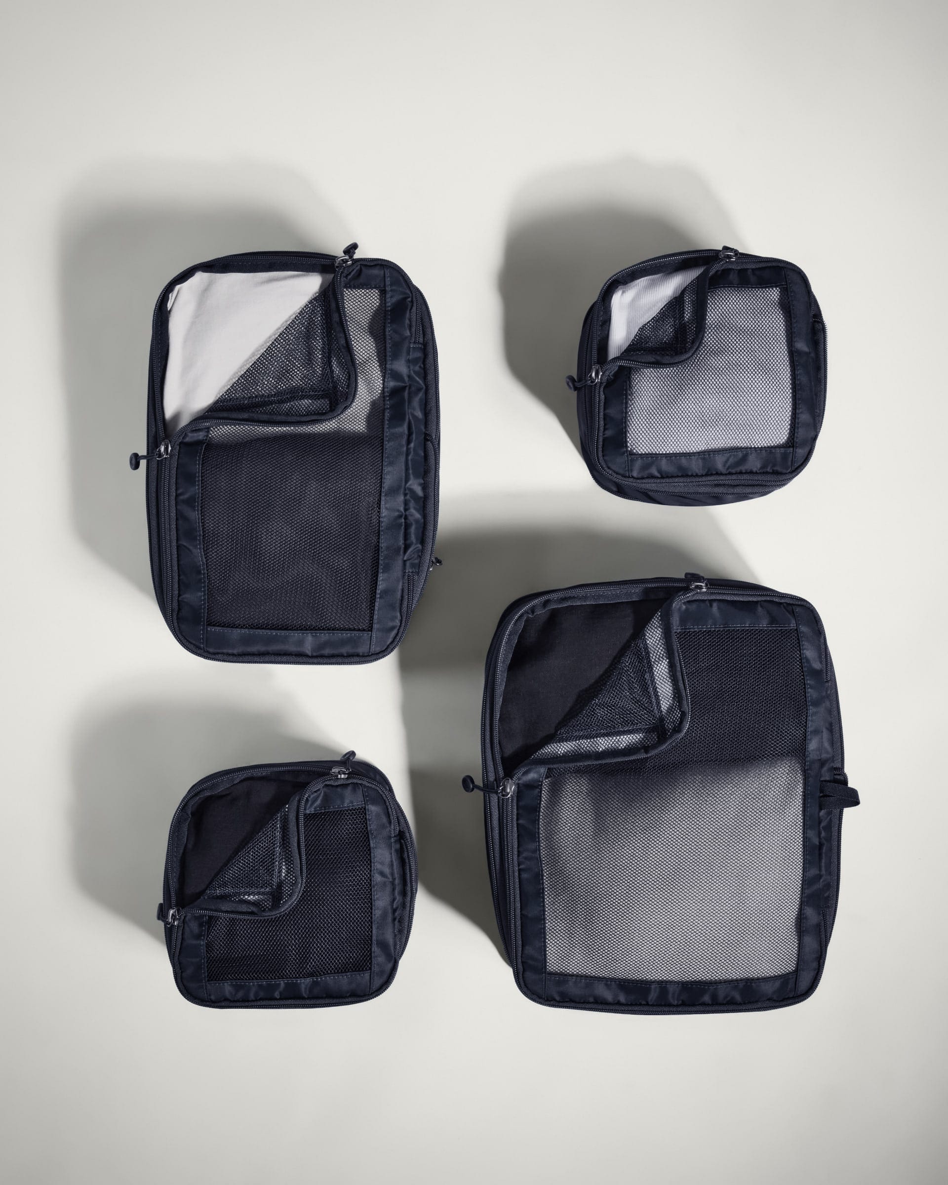 Antler Luggage -  Packing Cubes in Navy - Set of 4 - Packing Cube Packing Cubes in Navy Set of 4 | Travel Accessories | Packing Organiser