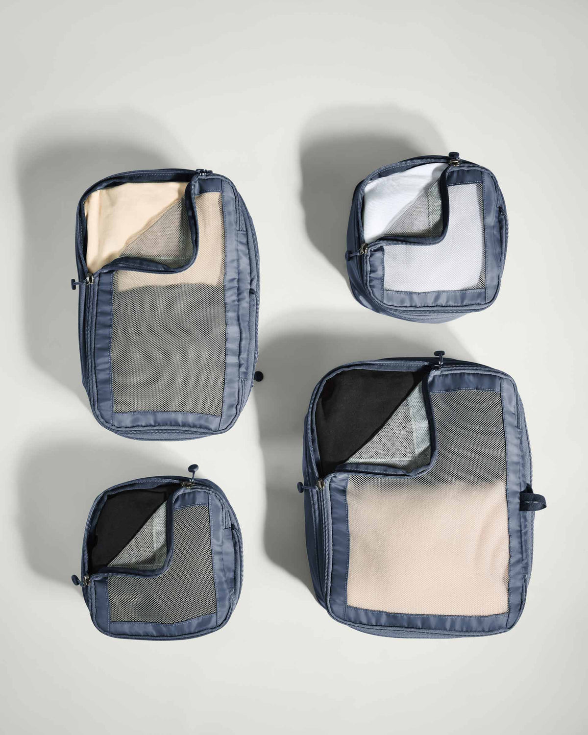 Antler Luggage -  Packing Cubes in Ocean - Set of 4 - Packing Cube - 4 Pk Packing Cubes in Ocean Set of 4 | Travel Accessories | Packing Organiser