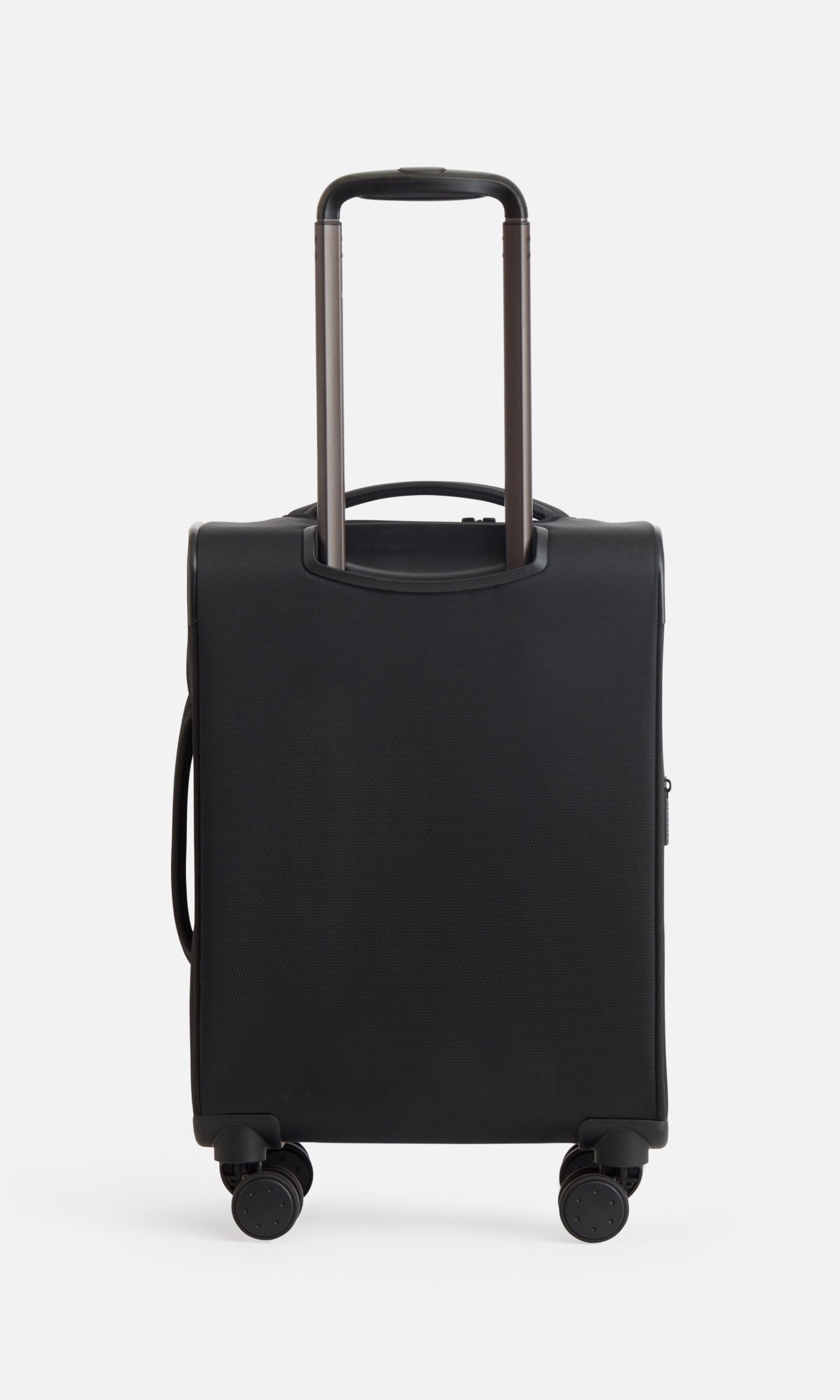 Antler Luggage -  Prestwick cabin in black - Soft Suitcases Prestwick Cabin Suitcase Black | Soft Shell Suitcase | Antler UK